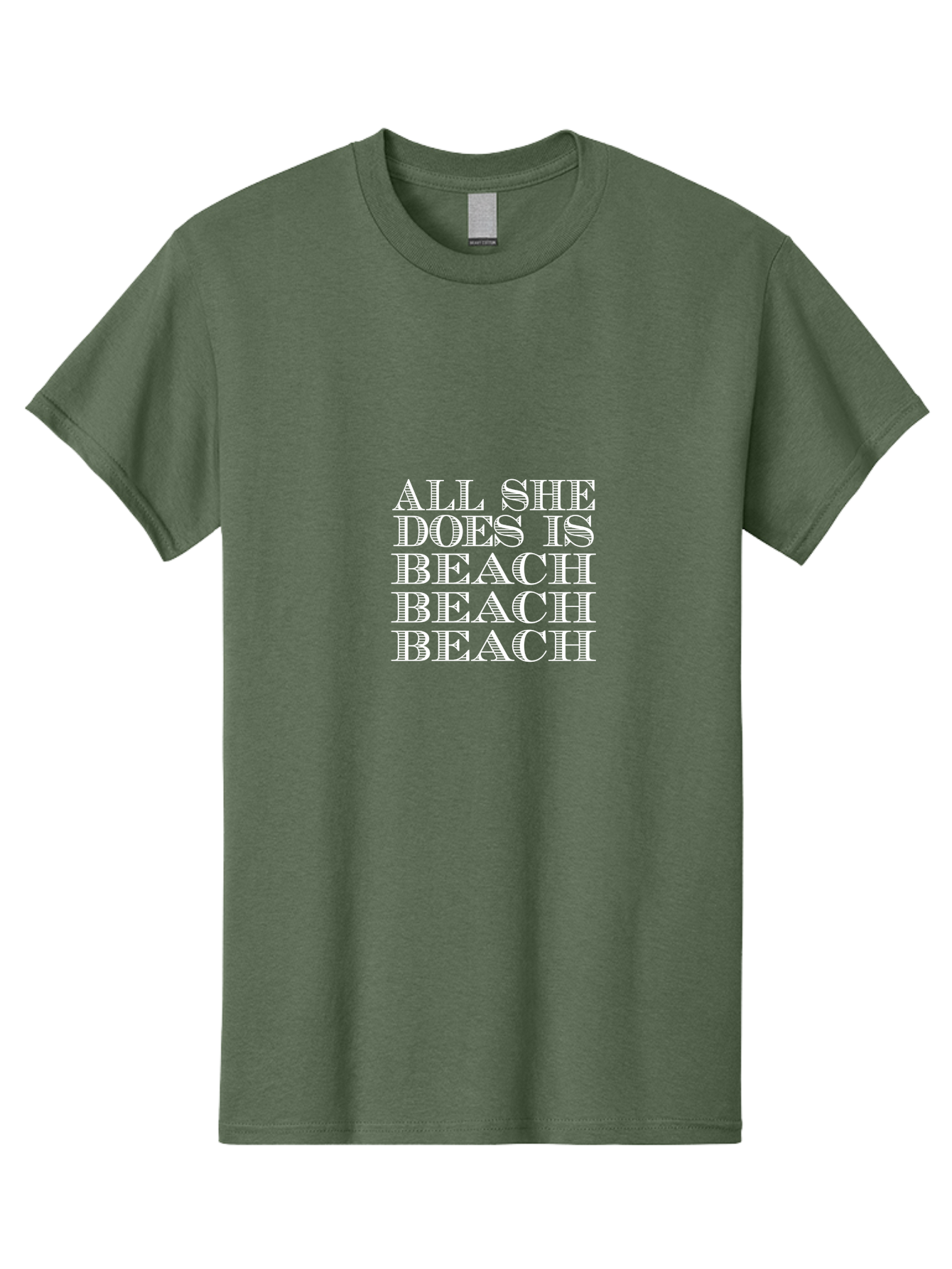 All She Does Is Men'S Graphic Tee, 100% Cotton, Comfortable Casual Summer Wear, Machine Washable, Beach Lifestyle, Beach Quotes, Summer Vibes, Coastal Living, Beachy Feel, Positive Affirmations Aae098