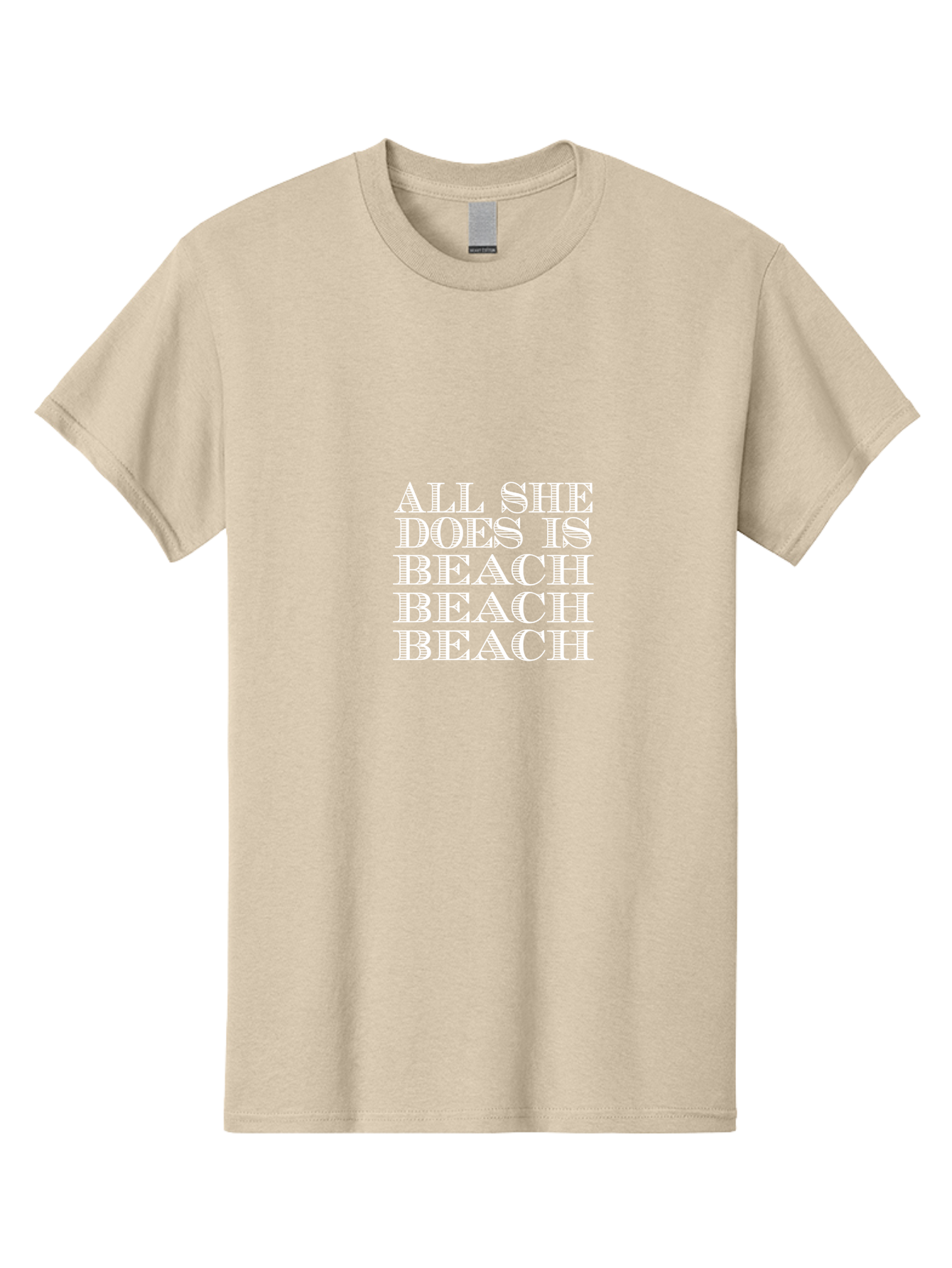 All She Does Is Men'S Graphic Tee, 100% Cotton, Comfortable Casual Summer Wear, Machine Washable, Beach Lifestyle, Beach Quotes, Summer Vibes, Coastal Living, Beachy Feel, Positive Affirmations Aae098