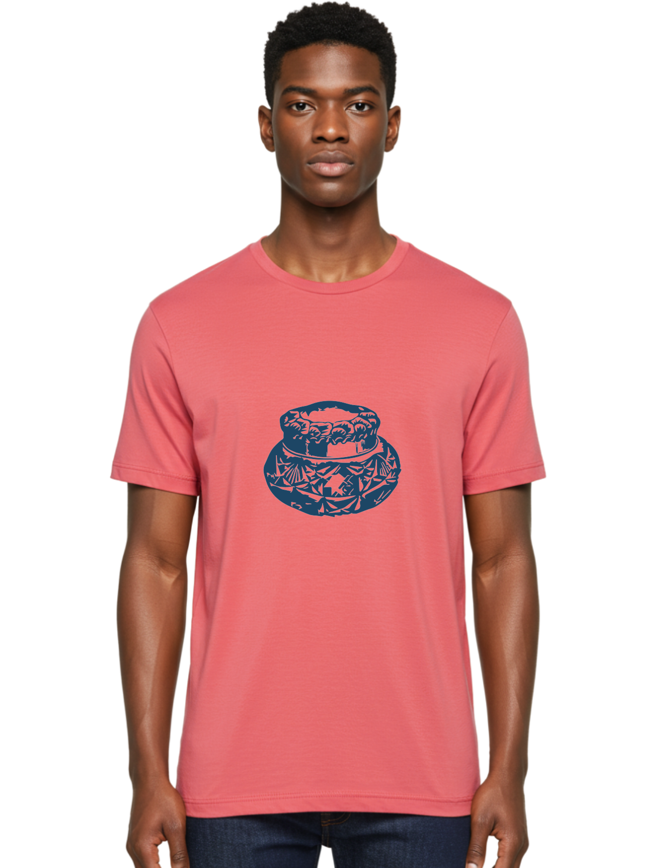 Antique Bloom Tin Men'S Graphic Tee, 100% Cotton, Comfortable Casual Summer Wear, Machine Washable, Delicious Pie, Sweet Treat, Baked Goods, Fruit Filling, Pastry Crust, Dessert, Tasty, Mouth-Watering, Foodie Aae107