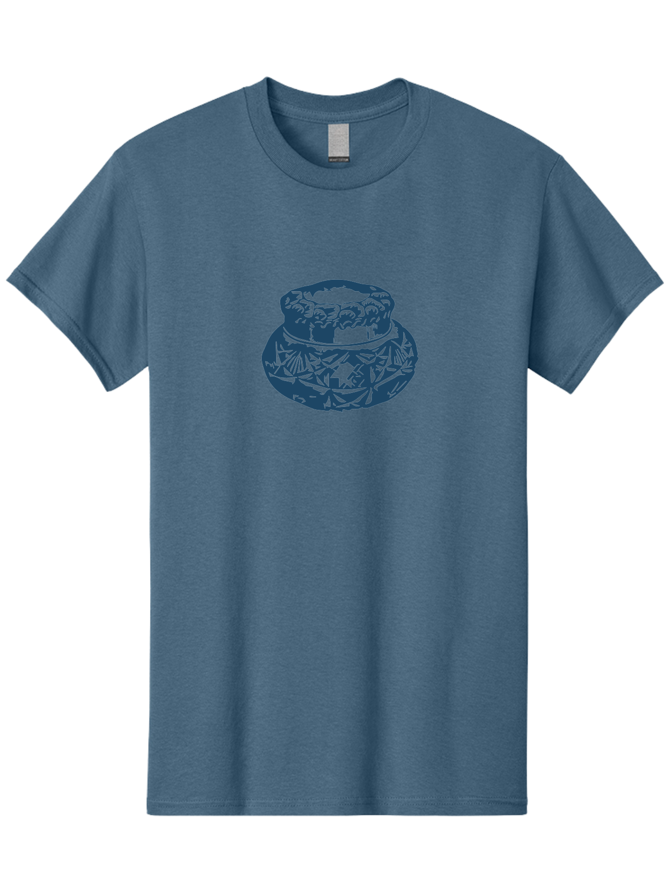Antique Bloom Tin Men'S Graphic Tee, 100% Cotton, Comfortable Casual Summer Wear, Machine Washable, Delicious Pie, Sweet Treat, Baked Goods, Fruit Filling, Pastry Crust, Dessert, Tasty, Mouth-Watering, Foodie Aae107