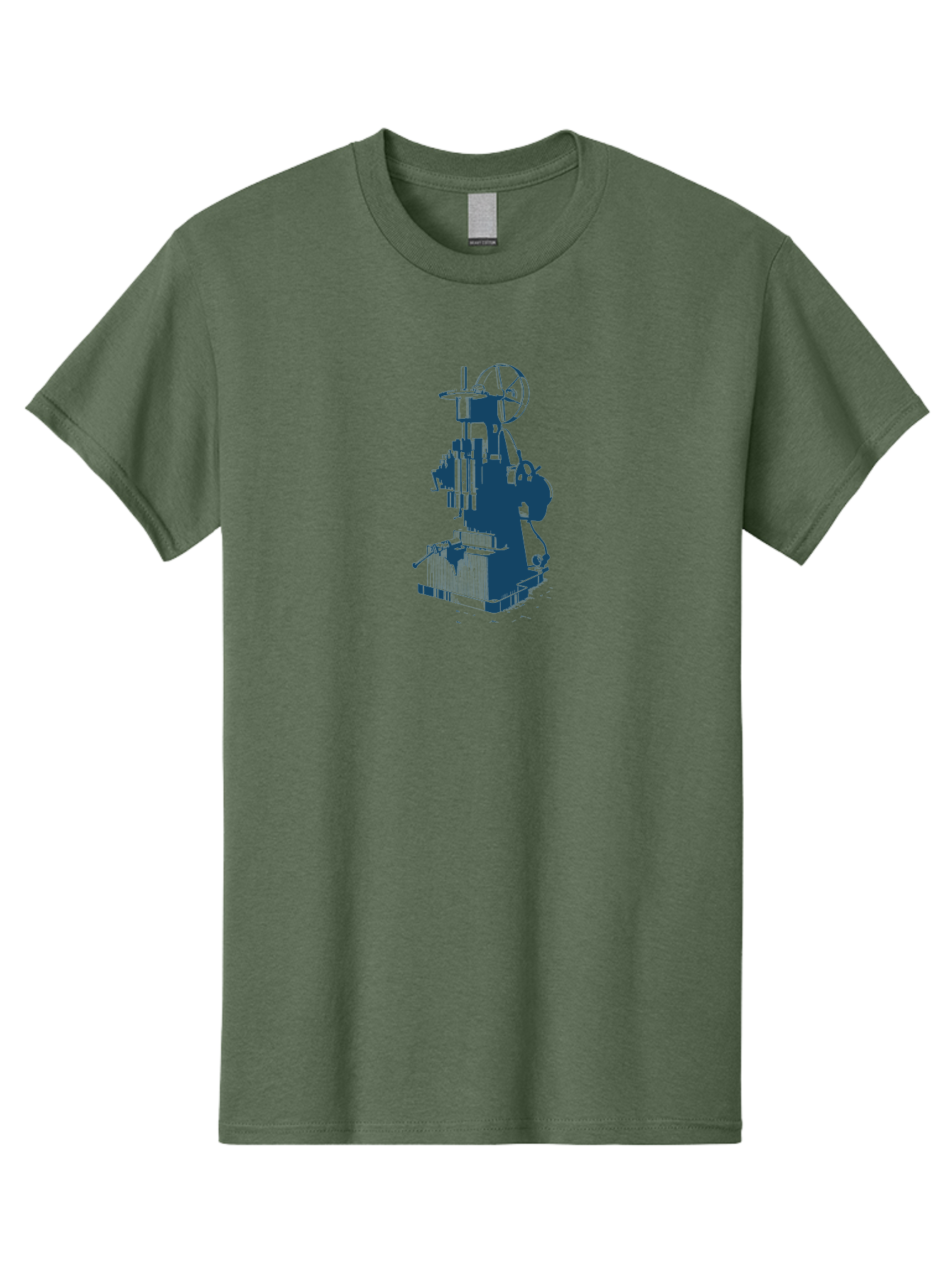 Antique Machine Art Men'S Graphic Tee, 100% Cotton, Comfortable Casual Summer Wear, Machine Washable, Industrial Machinery, Mechanical Equipment, Factory Machine, Manufacturing Technology, Industrial Production, Mechanical Parts, Aae109