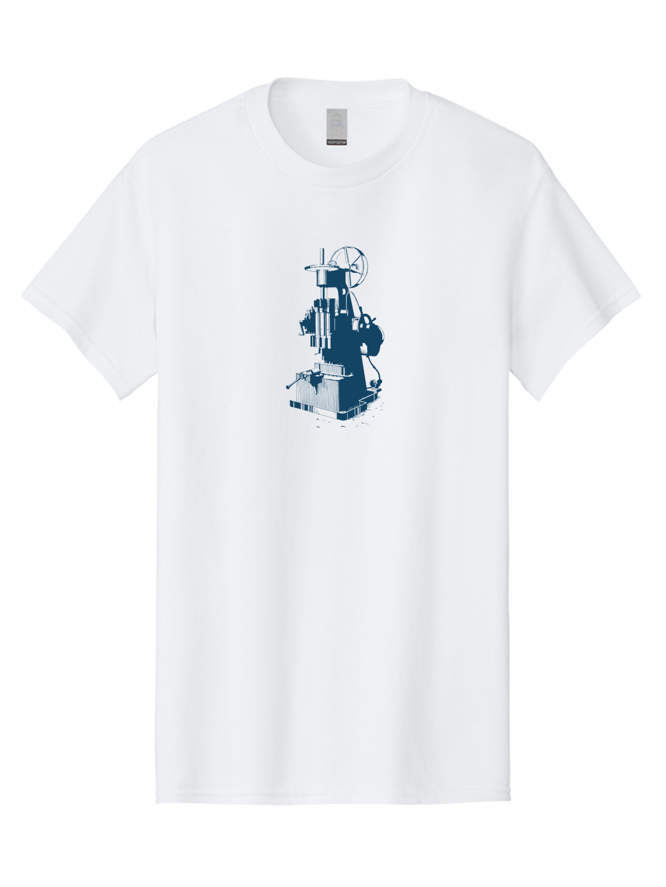 Antique Machine Art Men'S Graphic Tee, 100% Cotton, Comfortable Casual Summer Wear, Machine Washable, Industrial Machinery, Mechanical Equipment, Factory Machine, Manufacturing Technology, Industrial Production, Mechanical Parts, Aae109