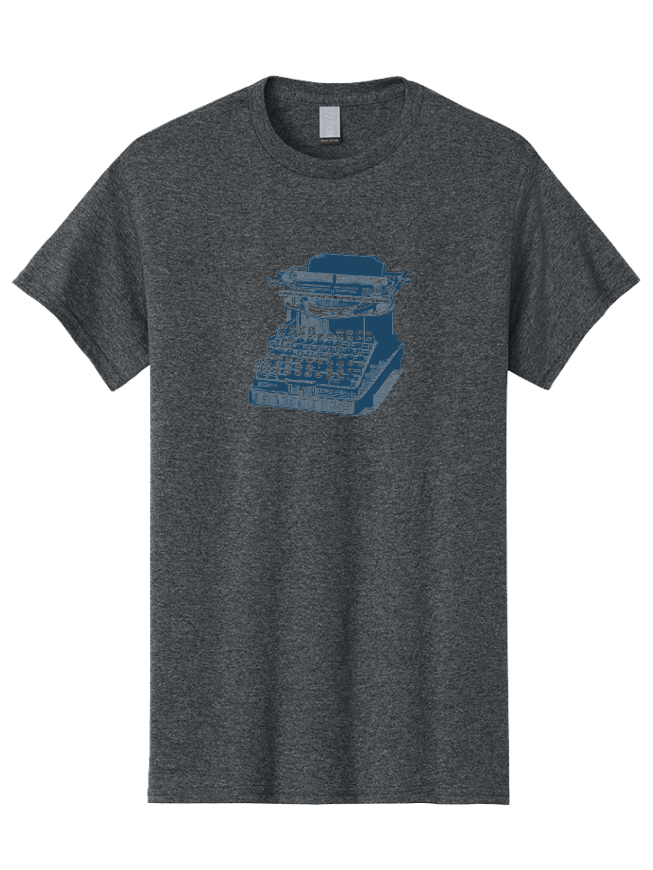 Antique Typewriter Vibes Men'S Graphic Tee, 100% Cotton, Comfortable Casual Summer Wear, Machine Washable, Vintage Typewriter, Retro Office Equipment, Classic Writing Machine, Antique Technology, Old-Fashioned Keyboard, Nostalgia, Aae116