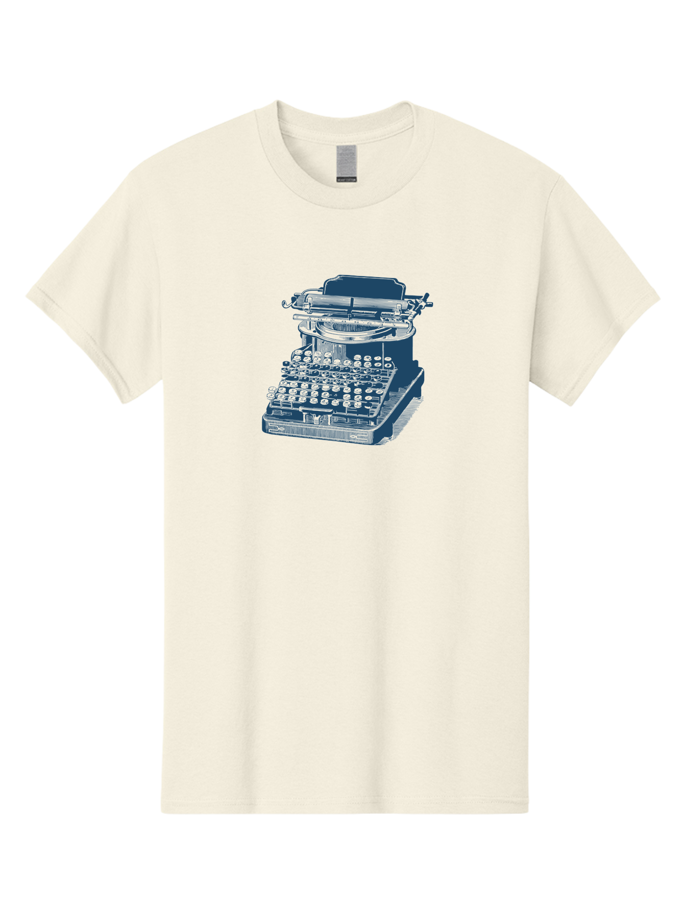 Antique Typewriter Vibes Men'S Graphic Tee, 100% Cotton, Comfortable Casual Summer Wear, Machine Washable, Vintage Typewriter, Retro Office Equipment, Classic Writing Machine, Antique Technology, Old-Fashioned Keyboard, Nostalgia, Aae116