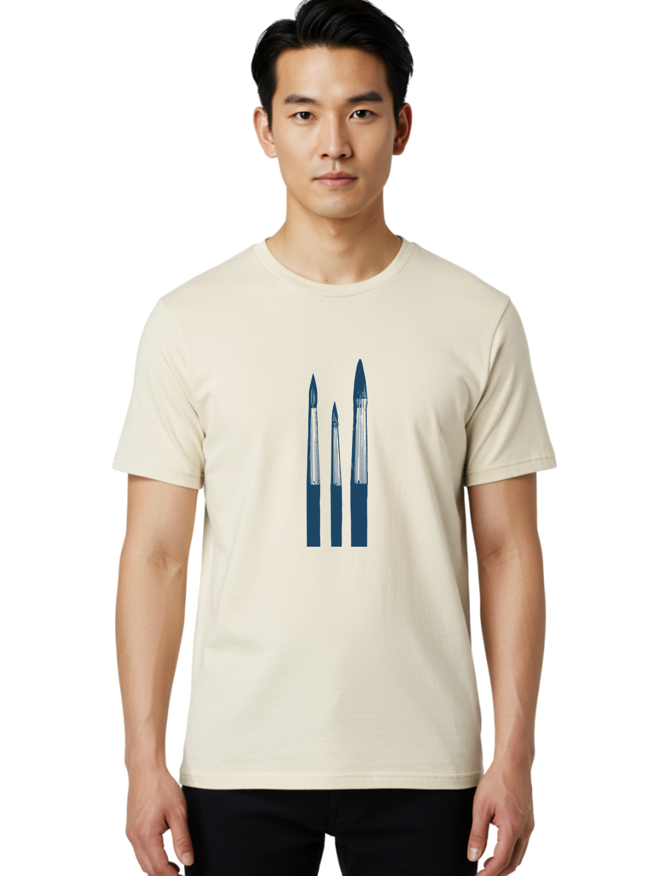 Artist Ink Brushes Men'S Graphic Tee, 100% Cotton, Comfortable Casual Summer Wear, Machine Washable, Nail Drill Bits, Beauty Tools, Nail Care, Precision Instruments, Salon Equipment, Manicure Accessories Aae119