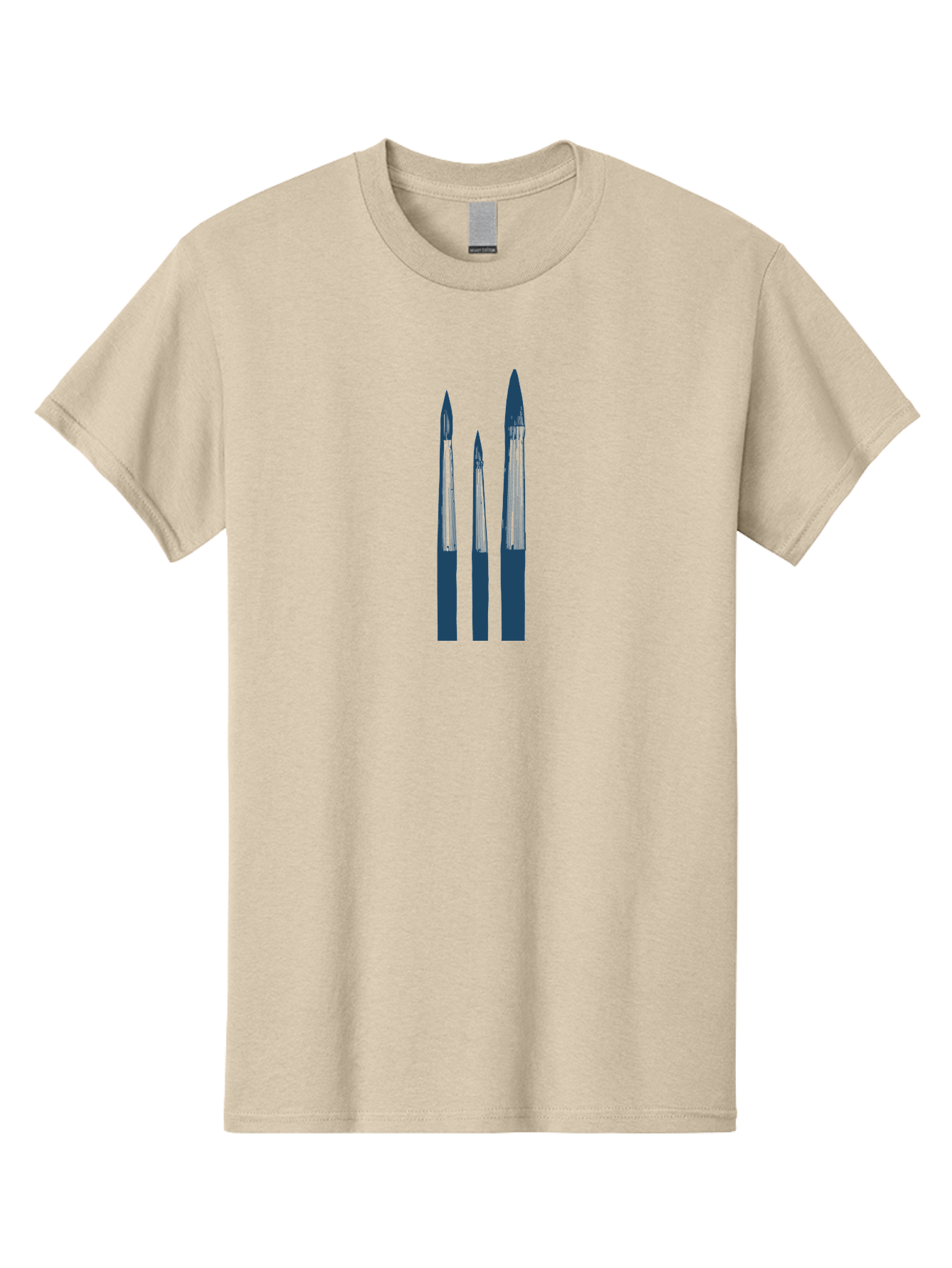 Artist Ink Brushes Men'S Graphic Tee, 100% Cotton, Comfortable Casual Summer Wear, Machine Washable, Nail Drill Bits, Beauty Tools, Nail Care, Precision Instruments, Salon Equipment, Manicure Accessories Aae119