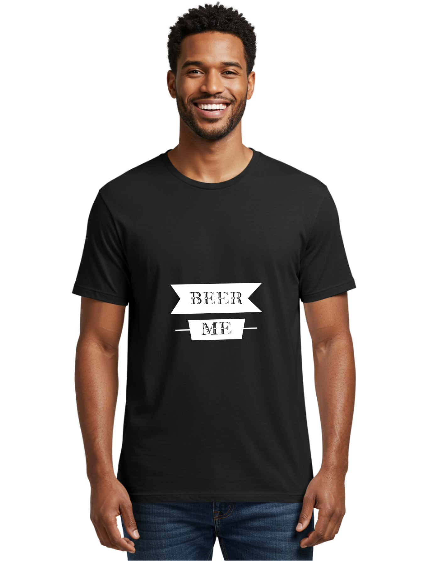 Beer Me Men'S Graphic Tee, 100% Cotton, Comfortable Casual Summer Wear, Machine Washable, Beer Invitation, Beer Request, Beer Lover, Beer Culture, Funny Beer Quote, Beer Me Sign, Humorous Phrase, Beer Enthusiast Aae134