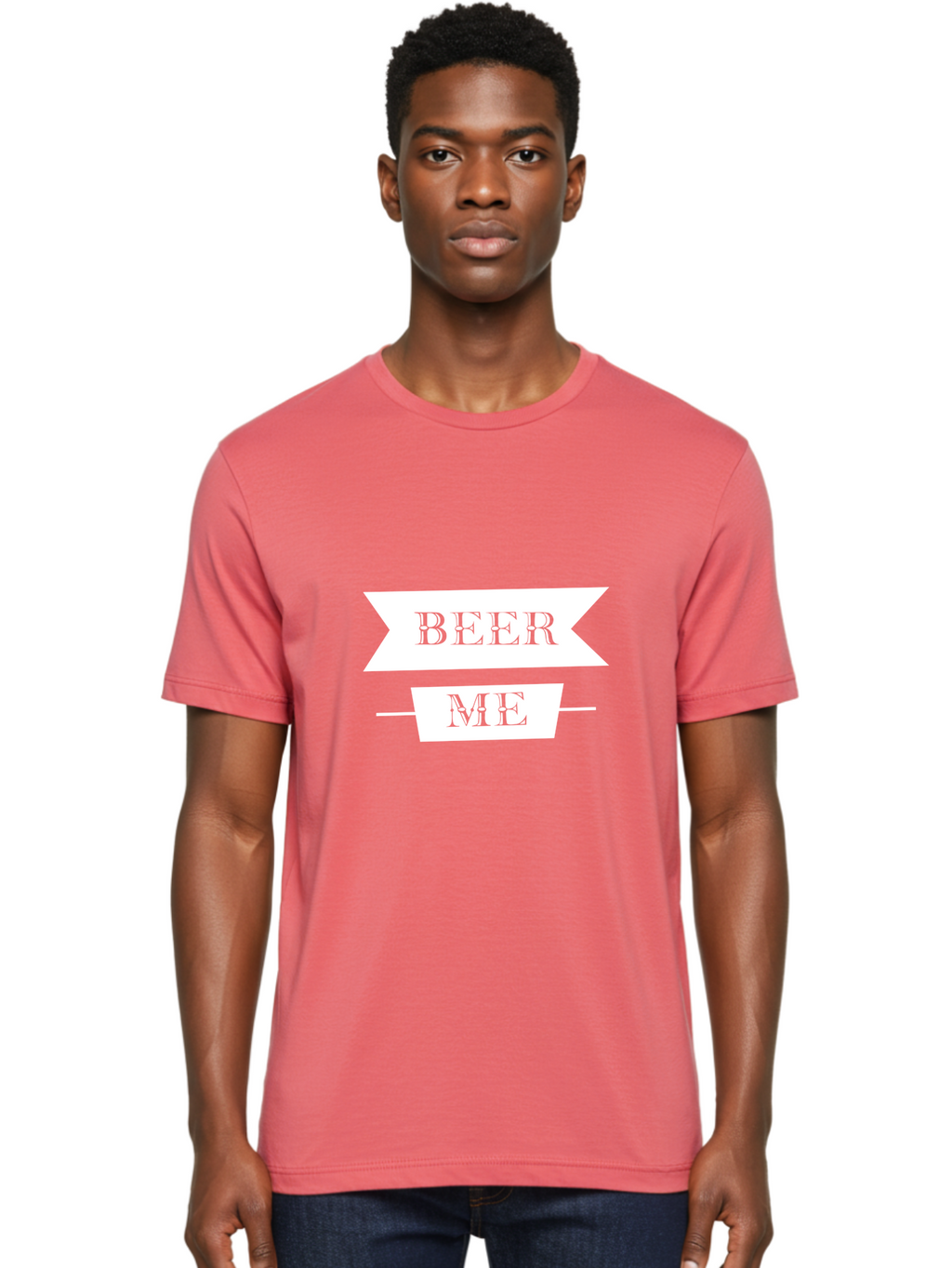 Beer Me Men'S Graphic Tee, 100% Cotton, Comfortable Casual Summer Wear, Machine Washable, Beer Invitation, Beer Request, Beer Lover, Beer Culture, Funny Beer Quote, Beer Me Sign, Humorous Phrase, Beer Enthusiast Aae134