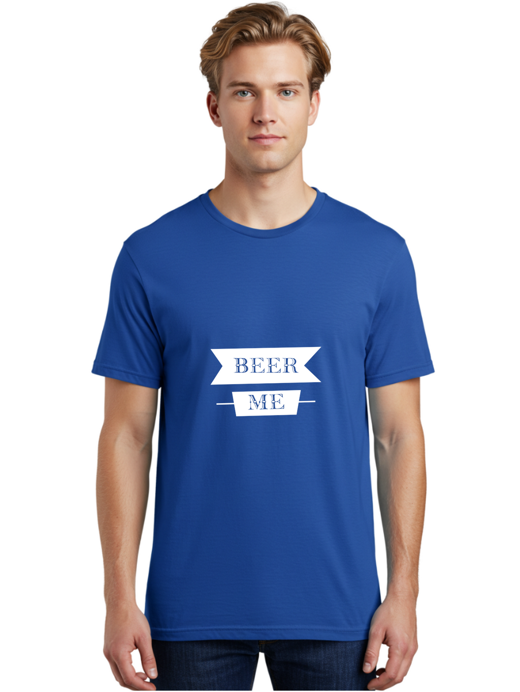 Beer Me Men'S Graphic Tee, 100% Cotton, Comfortable Casual Summer Wear, Machine Washable, Beer Invitation, Beer Request, Beer Lover, Beer Culture, Funny Beer Quote, Beer Me Sign, Humorous Phrase, Beer Enthusiast Aae134