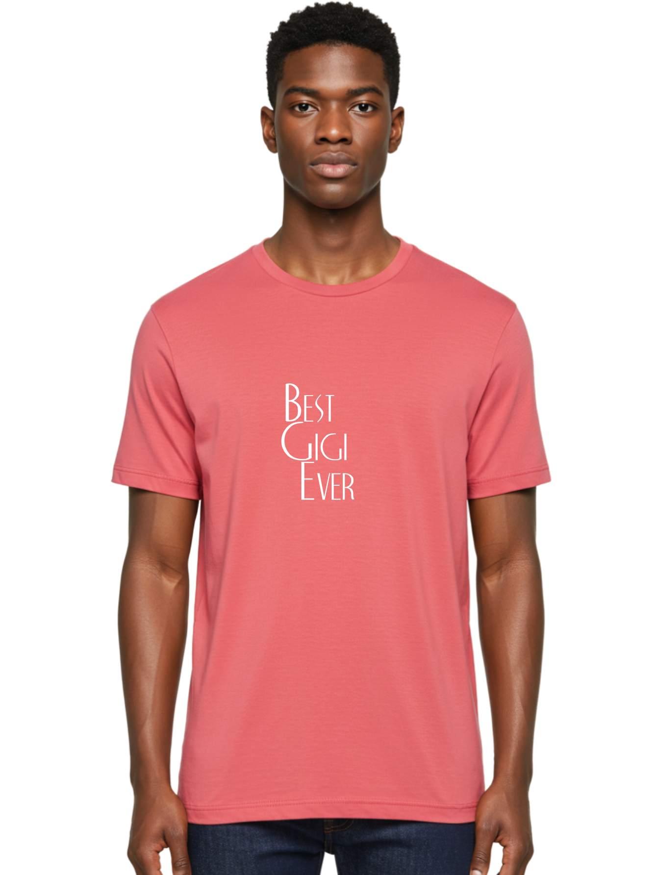 Best Gigi Ever-01 Men'S Graphic Tee, 100% Cotton, Comfortable Casual Summer Wear, Machine Washable, Gig Life, Concert Vibes, Live Music, Best Concert Ever, Event Promotion, Music Festival, Entertainment Aae136