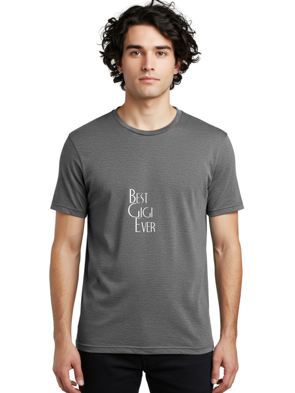 Best Gigi Ever-01 Men'S Graphic Tee, 100% Cotton, Comfortable Casual Summer Wear, Machine Washable, Gig Life, Concert Vibes, Live Music, Best Concert Ever, Event Promotion, Music Festival, Entertainment Aae136