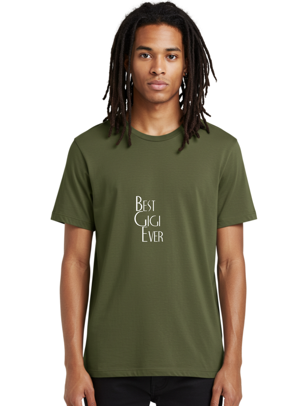 Best Gigi Ever-01 Men'S Graphic Tee, 100% Cotton, Comfortable Casual Summer Wear, Machine Washable, Gig Life, Concert Vibes, Live Music, Best Concert Ever, Event Promotion, Music Festival, Entertainment Aae136