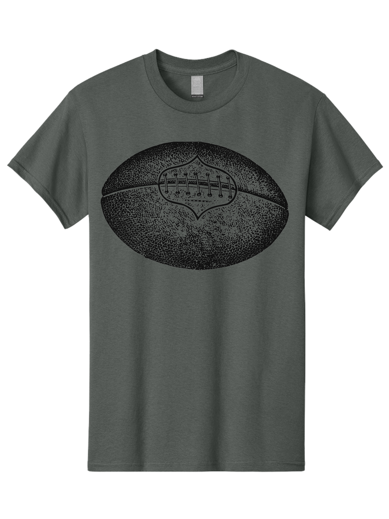 Blitz Ball Men'S Graphic Tee, 100% Cotton, Comfortable Casual Summer Wear, Machine Washable, Stippled American Football, Sports Equipment, Football Texture, Athletic Gear, Team Sports, Competitive Play, Gridiron Football Aae148