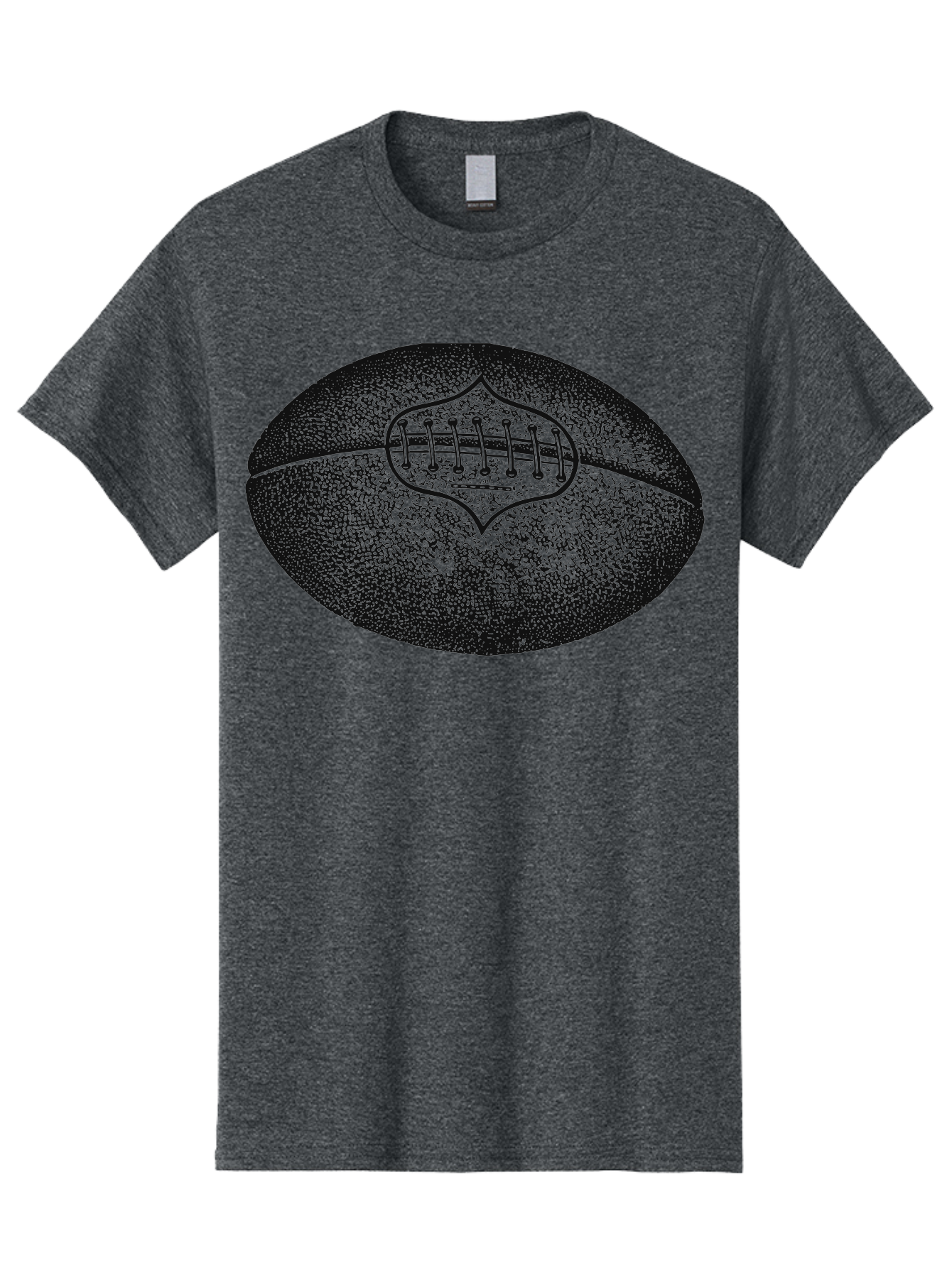 Blitz Ball Men'S Graphic Tee, 100% Cotton, Comfortable Casual Summer Wear, Machine Washable, Stippled American Football, Sports Equipment, Football Texture, Athletic Gear, Team Sports, Competitive Play, Gridiron Football Aae148