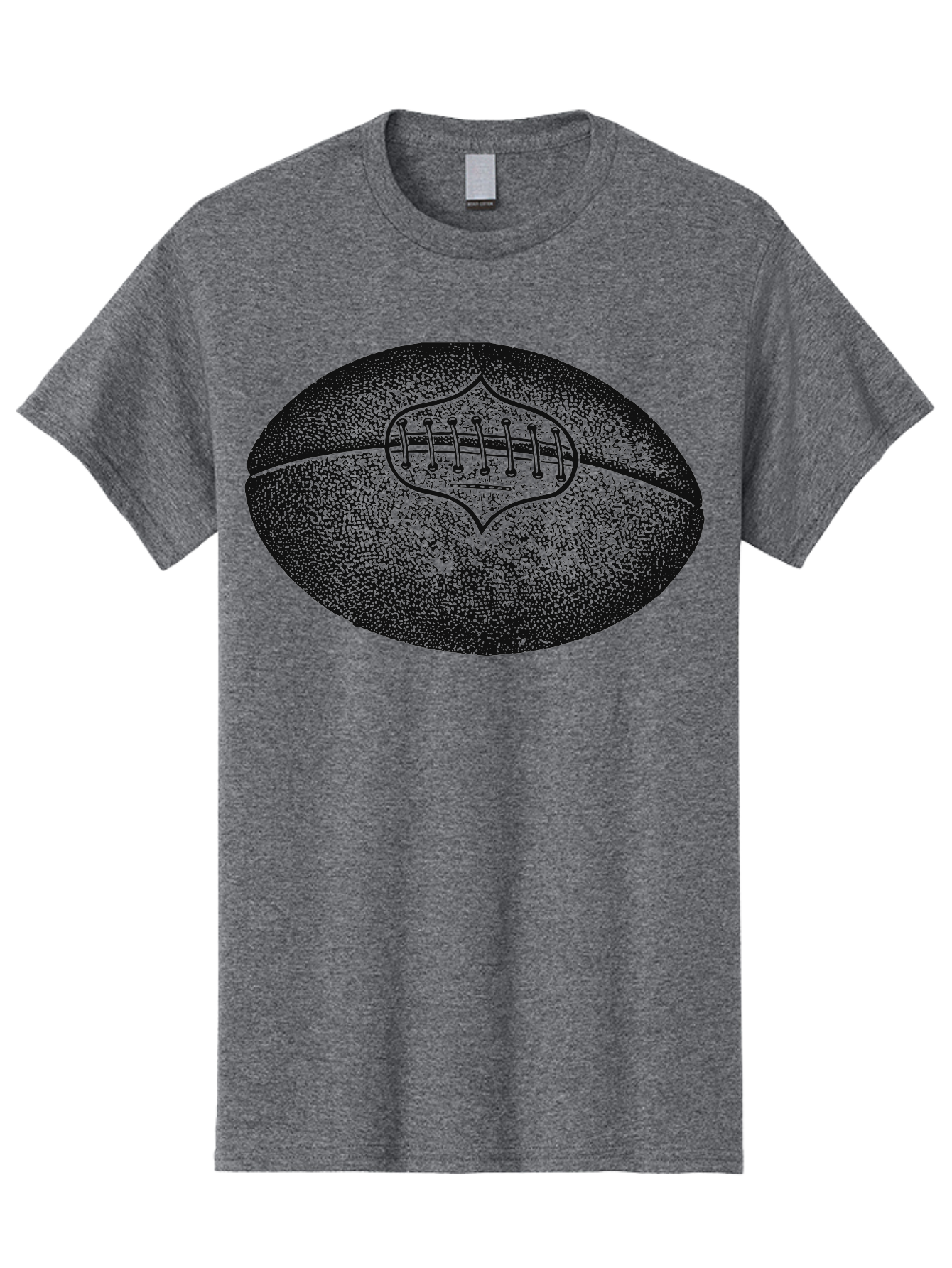Blitz Ball Men'S Graphic Tee, 100% Cotton, Comfortable Casual Summer Wear, Machine Washable, Stippled American Football, Sports Equipment, Football Texture, Athletic Gear, Team Sports, Competitive Play, Gridiron Football Aae148