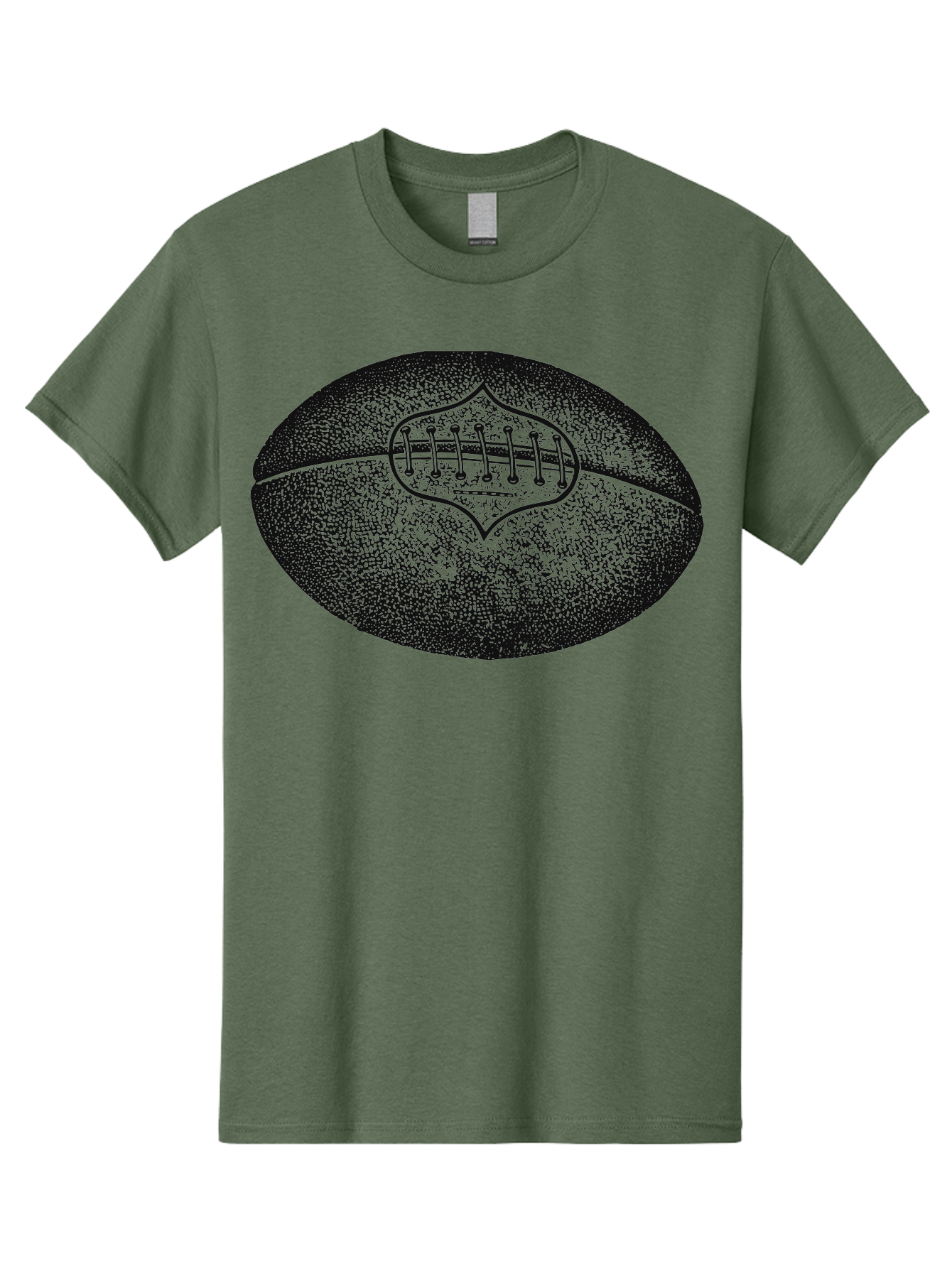 Blitz Ball Men'S Graphic Tee, 100% Cotton, Comfortable Casual Summer Wear, Machine Washable, Stippled American Football, Sports Equipment, Football Texture, Athletic Gear, Team Sports, Competitive Play, Gridiron Football Aae148