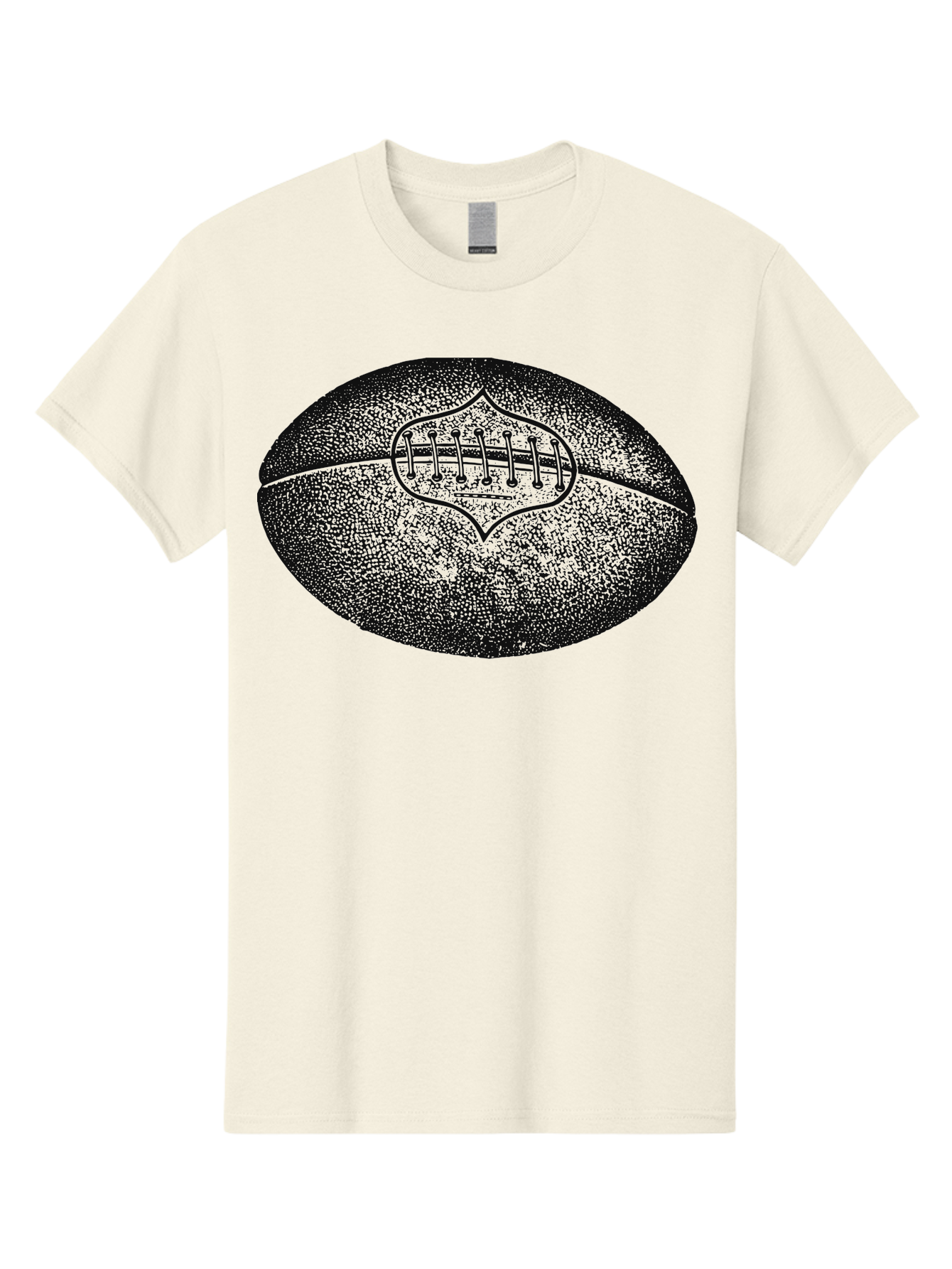 Blitz Ball Men'S Graphic Tee, 100% Cotton, Comfortable Casual Summer Wear, Machine Washable, Stippled American Football, Sports Equipment, Football Texture, Athletic Gear, Team Sports, Competitive Play, Gridiron Football Aae148