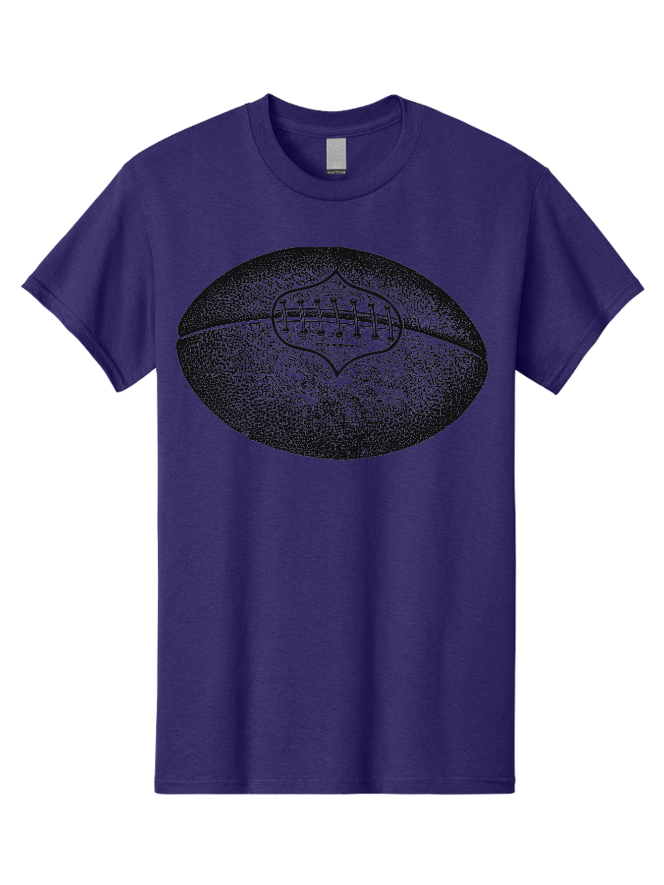 Blitz Ball Men'S Graphic Tee, 100% Cotton, Comfortable Casual Summer Wear, Machine Washable, Stippled American Football, Sports Equipment, Football Texture, Athletic Gear, Team Sports, Competitive Play, Gridiron Football Aae148