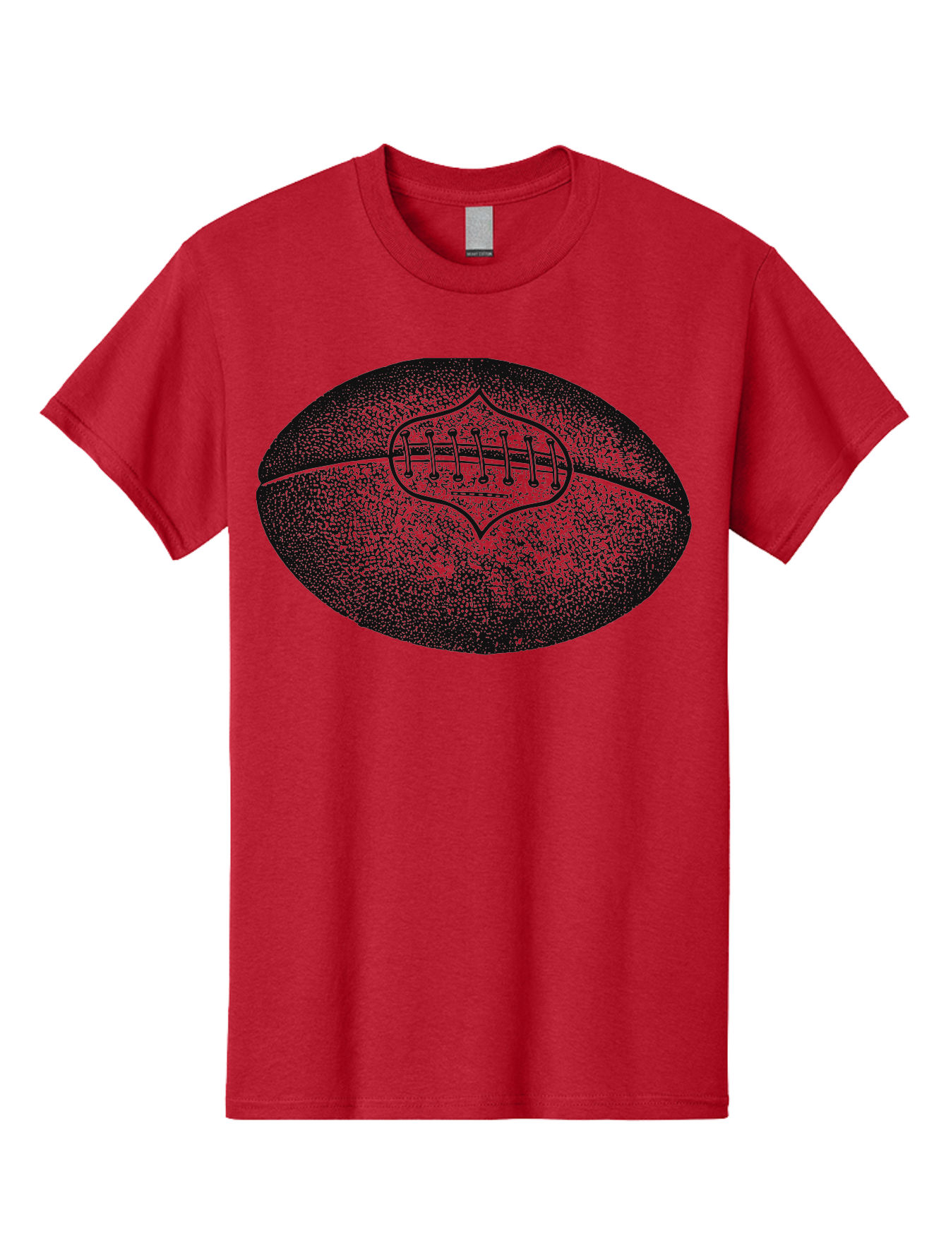 Blitz Ball Men'S Graphic Tee, 100% Cotton, Comfortable Casual Summer Wear, Machine Washable, Stippled American Football, Sports Equipment, Football Texture, Athletic Gear, Team Sports, Competitive Play, Gridiron Football Aae148
