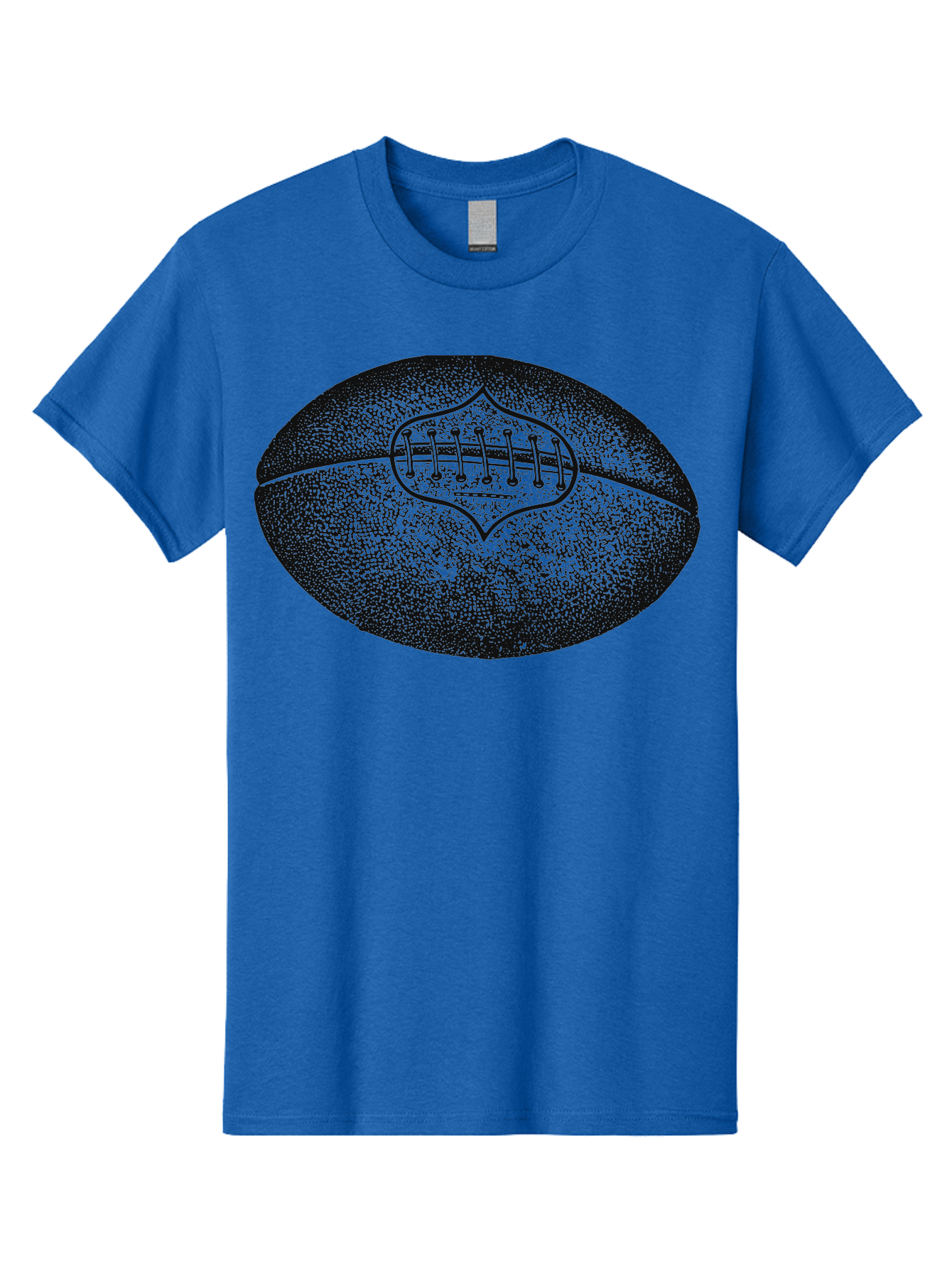 Blitz Ball Men'S Graphic Tee, 100% Cotton, Comfortable Casual Summer Wear, Machine Washable, Stippled American Football, Sports Equipment, Football Texture, Athletic Gear, Team Sports, Competitive Play, Gridiron Football Aae148