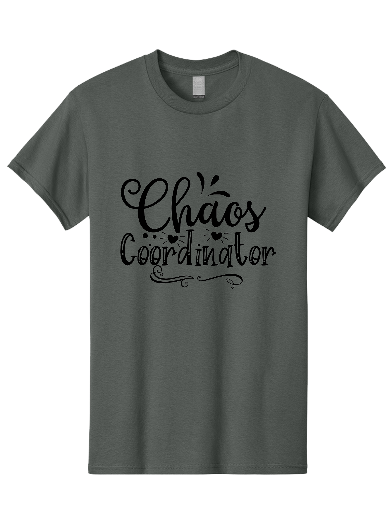 Chaos Coordinator Men'S Graphic Tee, 100% Cotton, Comfortable Casual Summer Wear, Machine Washable, Chaos Coordinator, Funny Titles, Quirky Humor, Office Humor, Workplace Designations, Creative Job Titles, Humorous Work, Unique Roles, Aae176