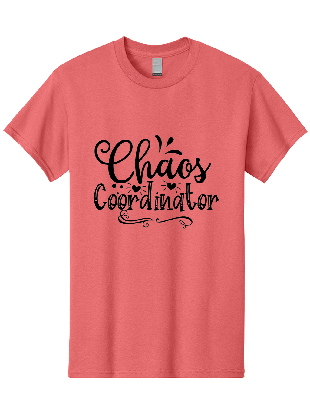 Chaos Coordinator Men'S Graphic Tee, 100% Cotton, Comfortable Casual Summer Wear, Machine Washable, Chaos Coordinator, Funny Titles, Quirky Humor, Office Humor, Workplace Designations, Creative Job Titles, Humorous Work, Unique Roles, Aae176