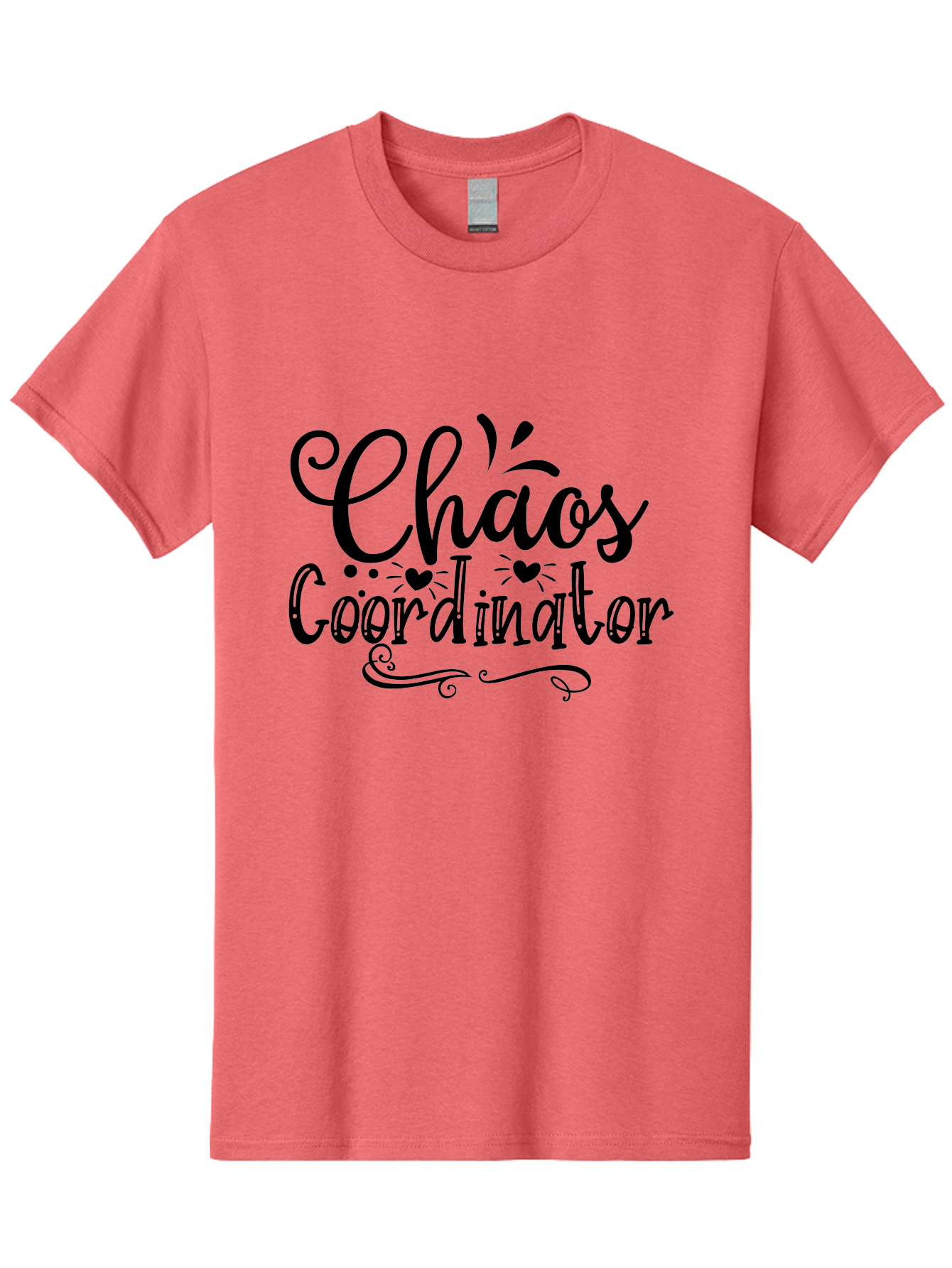Chaos Coordinator Men'S Graphic Tee, 100% Cotton, Comfortable Casual Summer Wear, Machine Washable, Chaos Coordinator, Funny Titles, Quirky Humor, Office Humor, Workplace Designations, Creative Job Titles, Humorous Work, Unique Roles, Aae176