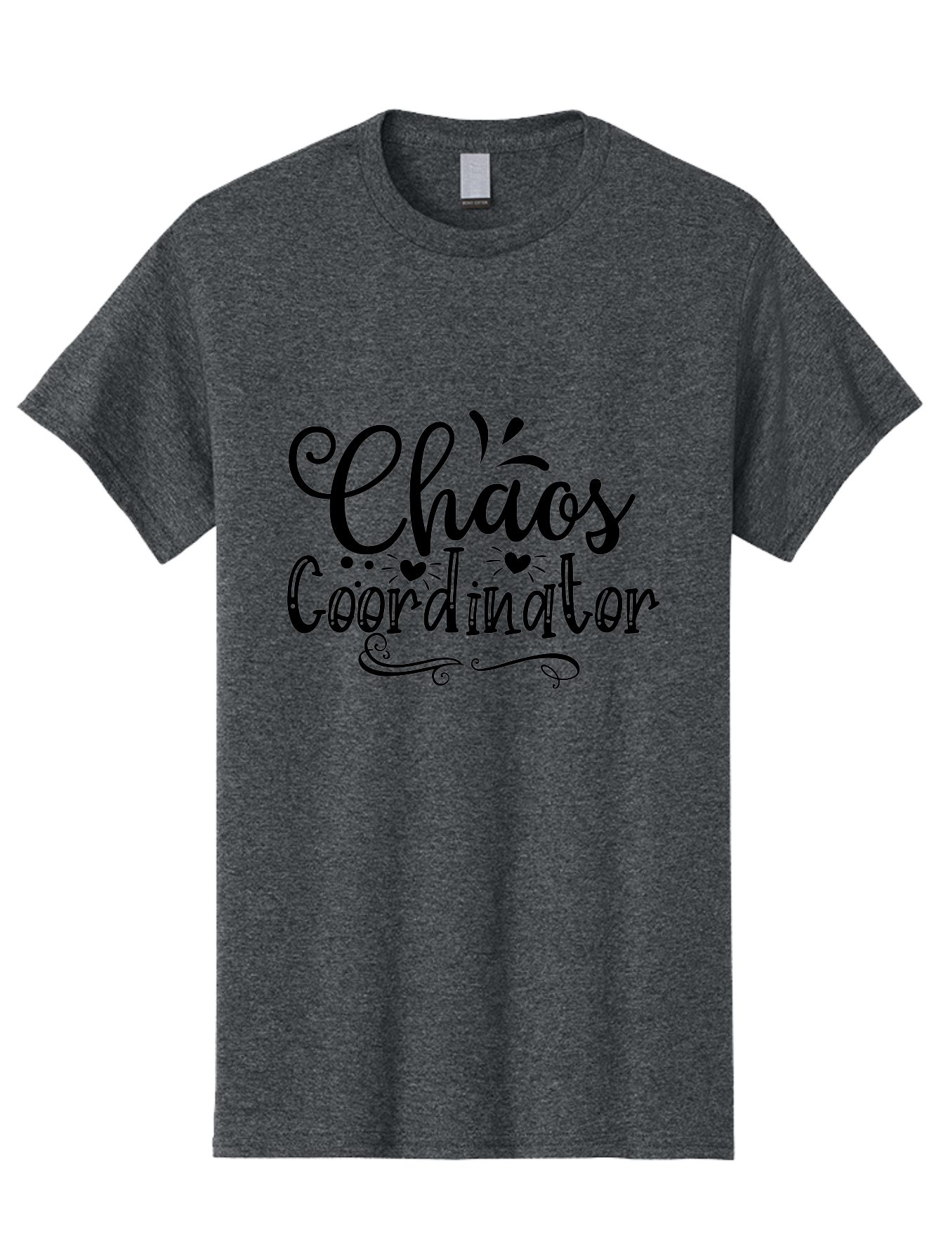 Chaos Coordinator Men'S Graphic Tee, 100% Cotton, Comfortable Casual Summer Wear, Machine Washable, Chaos Coordinator, Funny Titles, Quirky Humor, Office Humor, Workplace Designations, Creative Job Titles, Humorous Work, Unique Roles, Aae176