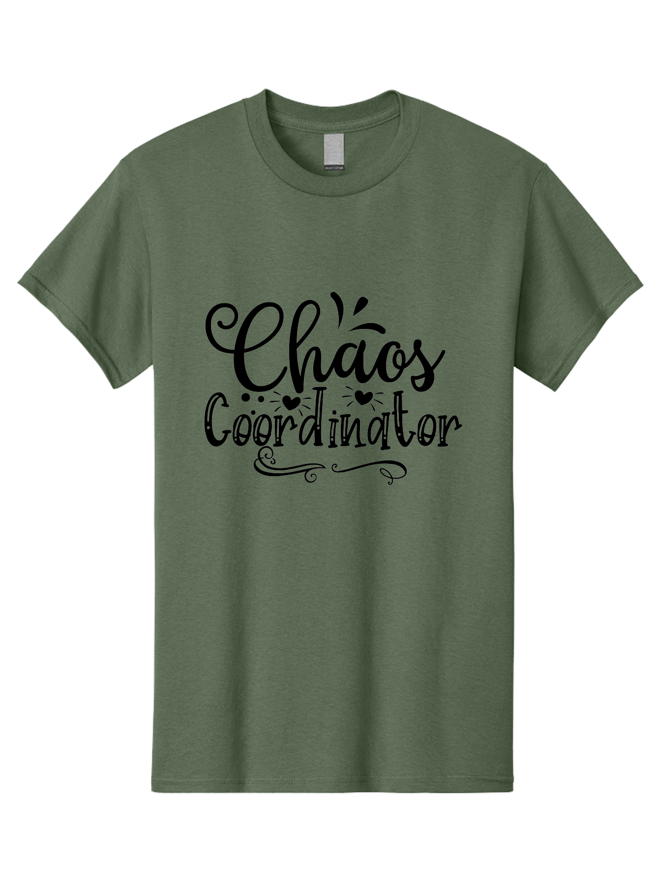Chaos Coordinator Men'S Graphic Tee, 100% Cotton, Comfortable Casual Summer Wear, Machine Washable, Chaos Coordinator, Funny Titles, Quirky Humor, Office Humor, Workplace Designations, Creative Job Titles, Humorous Work, Unique Roles, Aae176