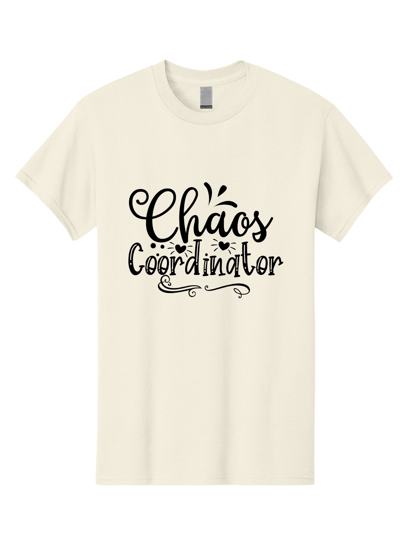 Chaos Coordinator Men'S Graphic Tee, 100% Cotton, Comfortable Casual Summer Wear, Machine Washable, Chaos Coordinator, Funny Titles, Quirky Humor, Office Humor, Workplace Designations, Creative Job Titles, Humorous Work, Unique Roles, Aae176