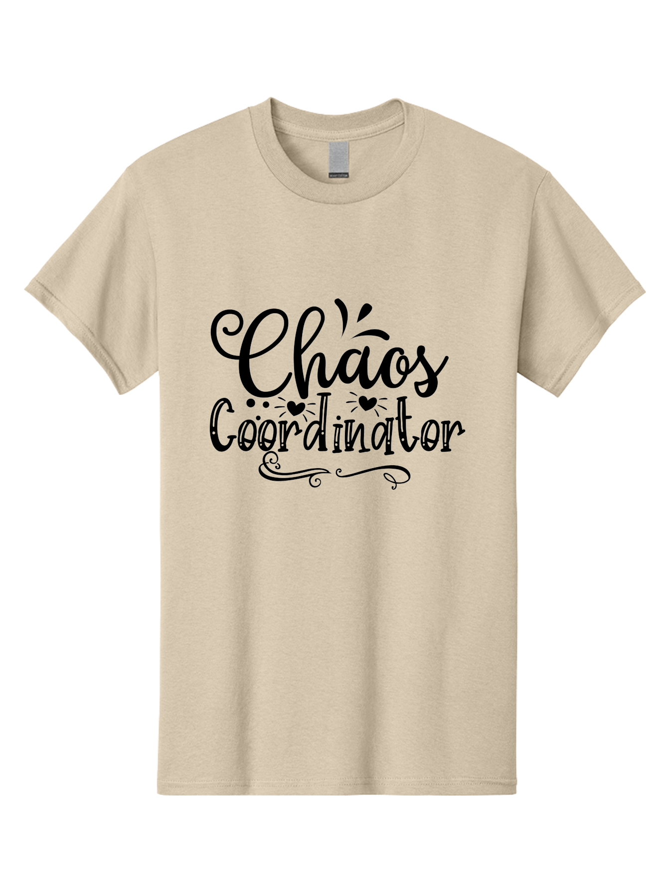 Chaos Coordinator Men'S Graphic Tee, 100% Cotton, Comfortable Casual Summer Wear, Machine Washable, Chaos Coordinator, Funny Titles, Quirky Humor, Office Humor, Workplace Designations, Creative Job Titles, Humorous Work, Unique Roles, Aae176