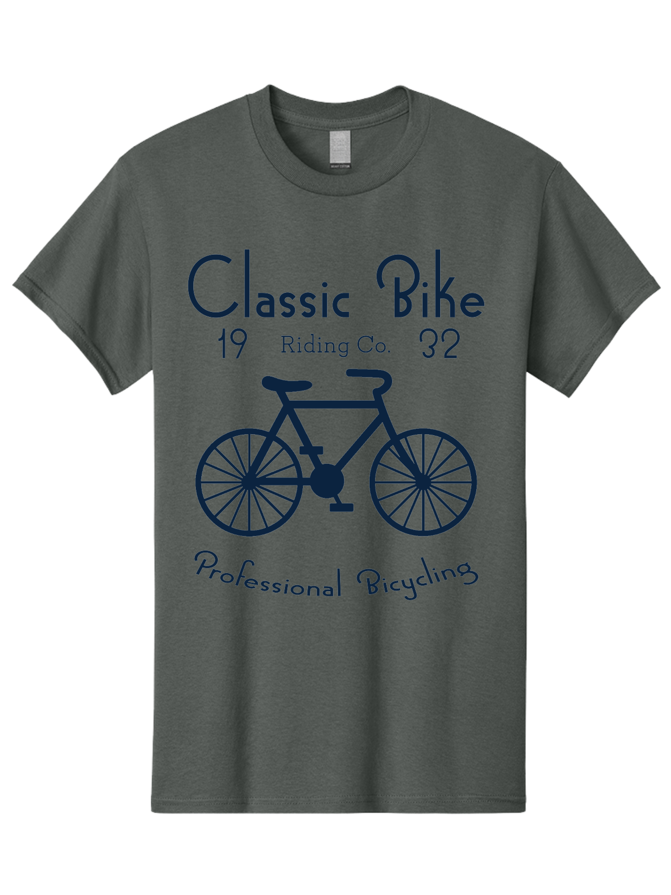 Classic Bike -Men Men'S Graphic Tee, 100% Cotton, Comfortable Casual Summer Wear, Machine Washable, Vintage Bicycle, Professional Bicycling, Classic Bike Riding, Cycling Company, Bike Enthusiasts, Retro Bike Design, Cycling Culture, Aae184