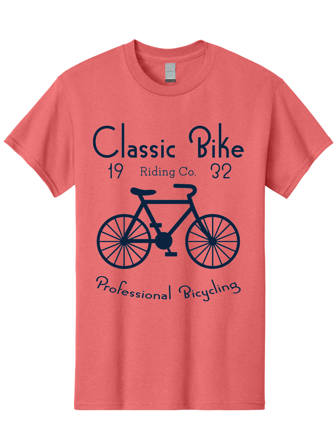 Classic Bike -Men Men'S Graphic Tee, 100% Cotton, Comfortable Casual Summer Wear, Machine Washable, Vintage Bicycle, Professional Bicycling, Classic Bike Riding, Cycling Company, Bike Enthusiasts, Retro Bike Design, Cycling Culture, Aae184