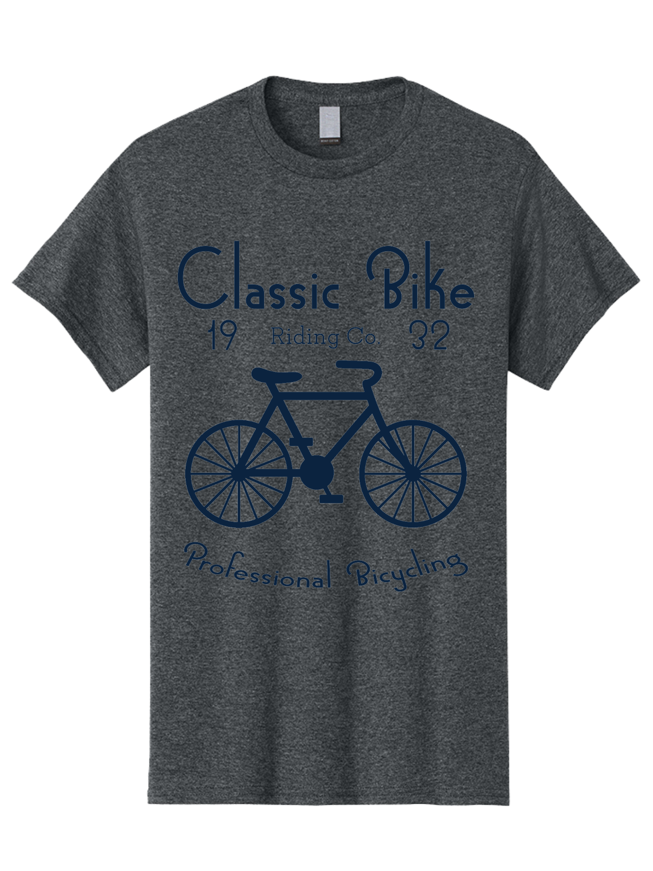 Classic Bike -Men Men'S Graphic Tee, 100% Cotton, Comfortable Casual Summer Wear, Machine Washable, Vintage Bicycle, Professional Bicycling, Classic Bike Riding, Cycling Company, Bike Enthusiasts, Retro Bike Design, Cycling Culture, Aae184