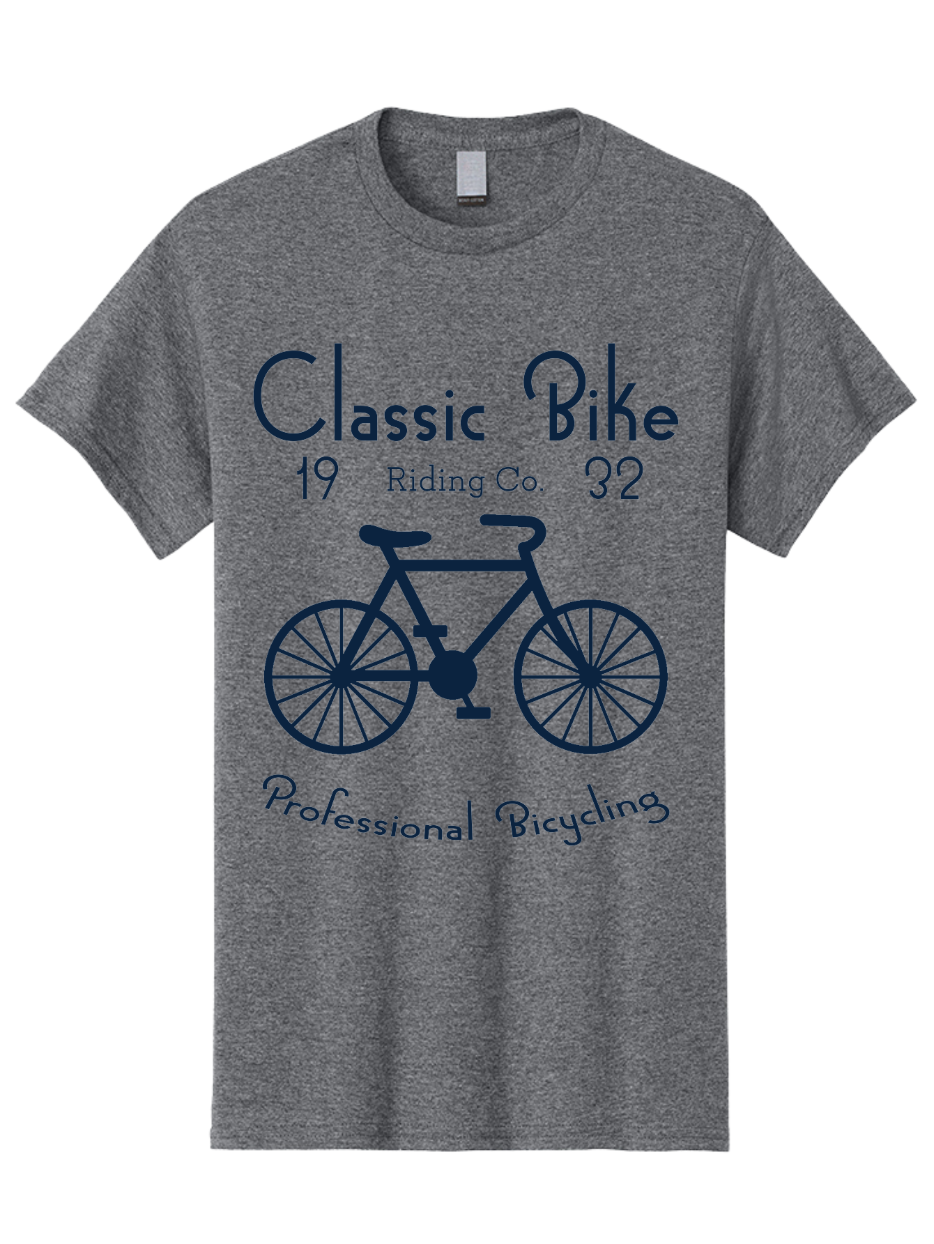 Classic Bike -Men Men'S Graphic Tee, 100% Cotton, Comfortable Casual Summer Wear, Machine Washable, Vintage Bicycle, Professional Bicycling, Classic Bike Riding, Cycling Company, Bike Enthusiasts, Retro Bike Design, Cycling Culture, Aae184