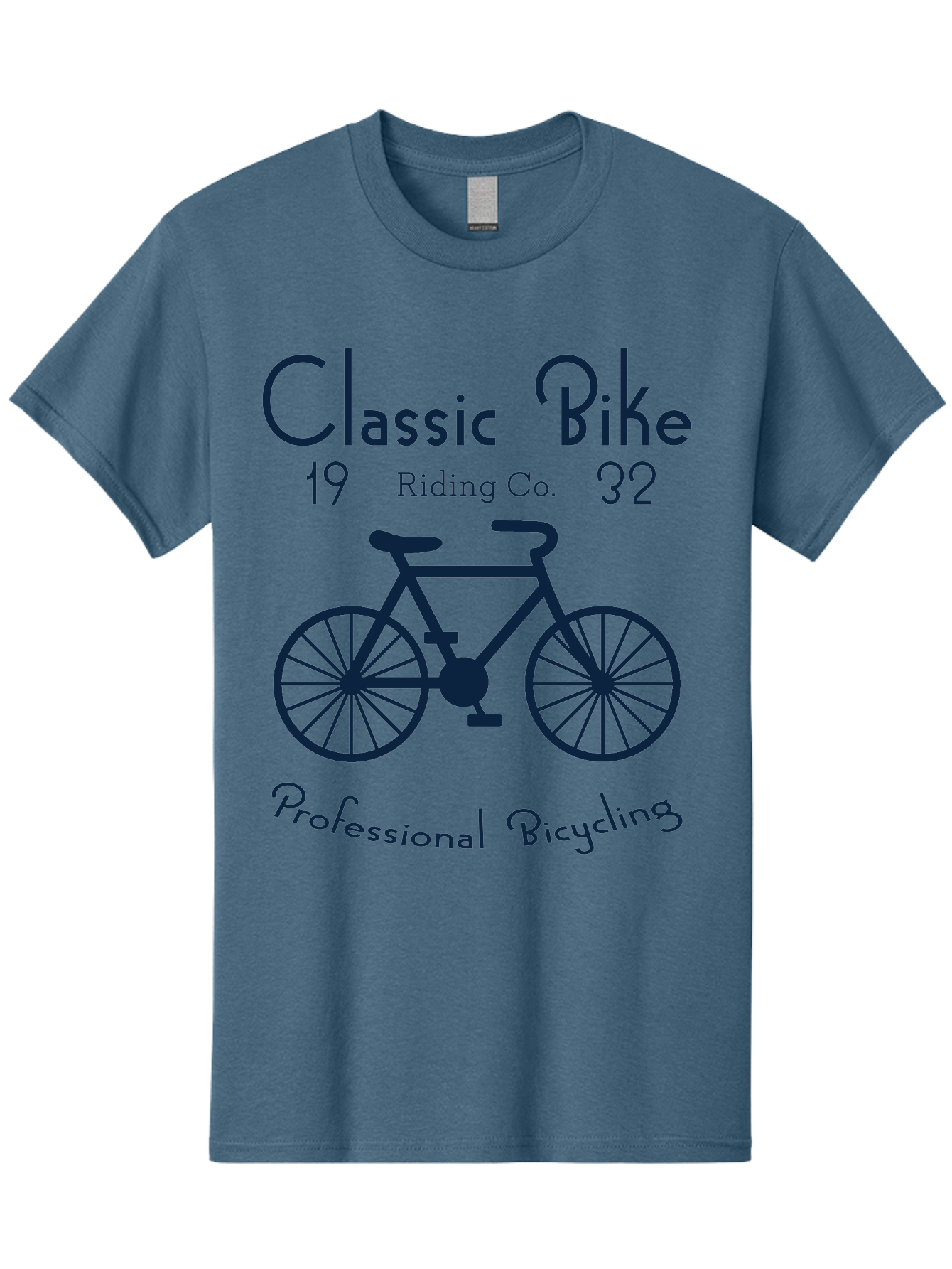 Classic Bike -Men Men'S Graphic Tee, 100% Cotton, Comfortable Casual Summer Wear, Machine Washable, Vintage Bicycle, Professional Bicycling, Classic Bike Riding, Cycling Company, Bike Enthusiasts, Retro Bike Design, Cycling Culture, Aae184