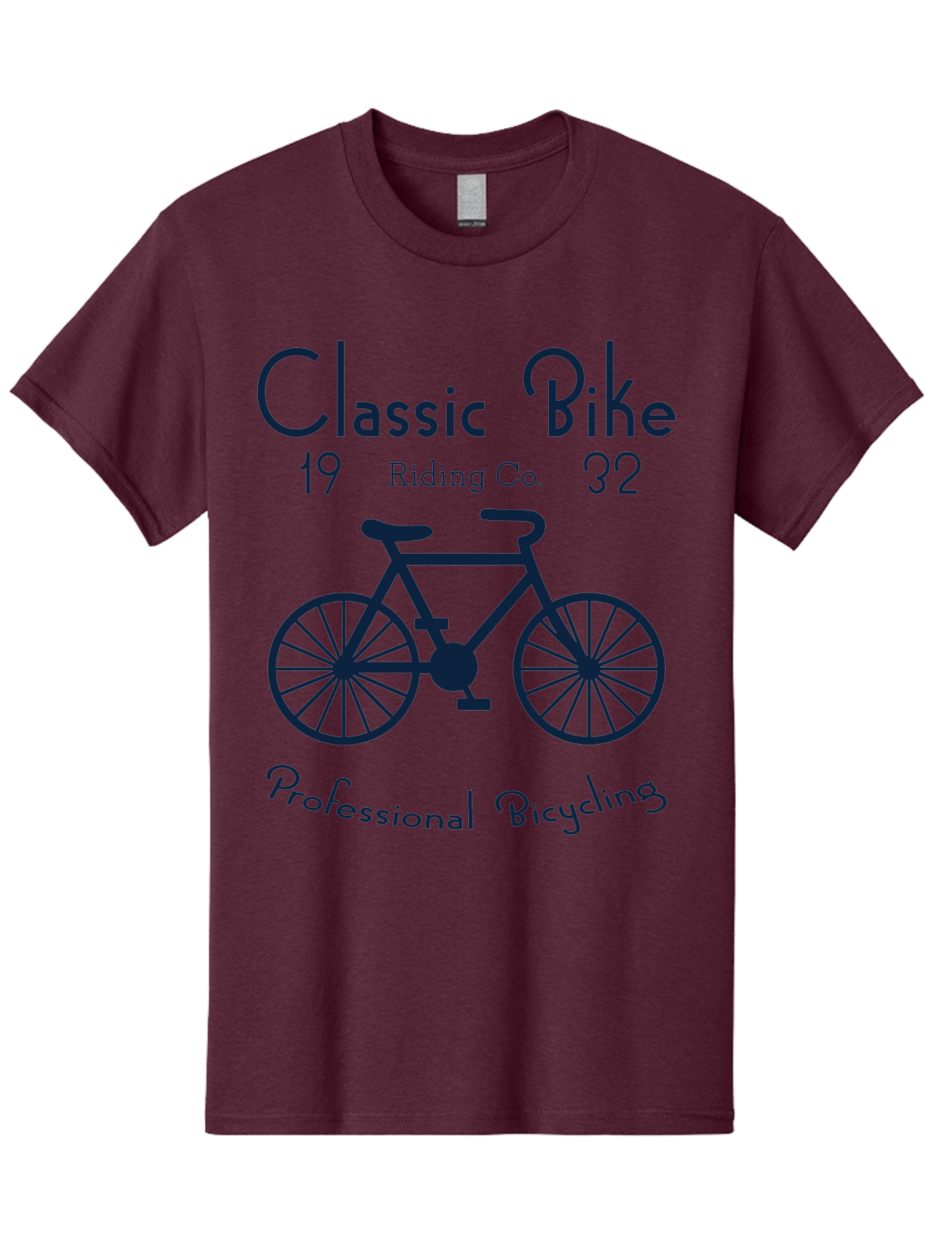 Classic Bike -Men Men'S Graphic Tee, 100% Cotton, Comfortable Casual Summer Wear, Machine Washable, Vintage Bicycle, Professional Bicycling, Classic Bike Riding, Cycling Company, Bike Enthusiasts, Retro Bike Design, Cycling Culture, Aae184