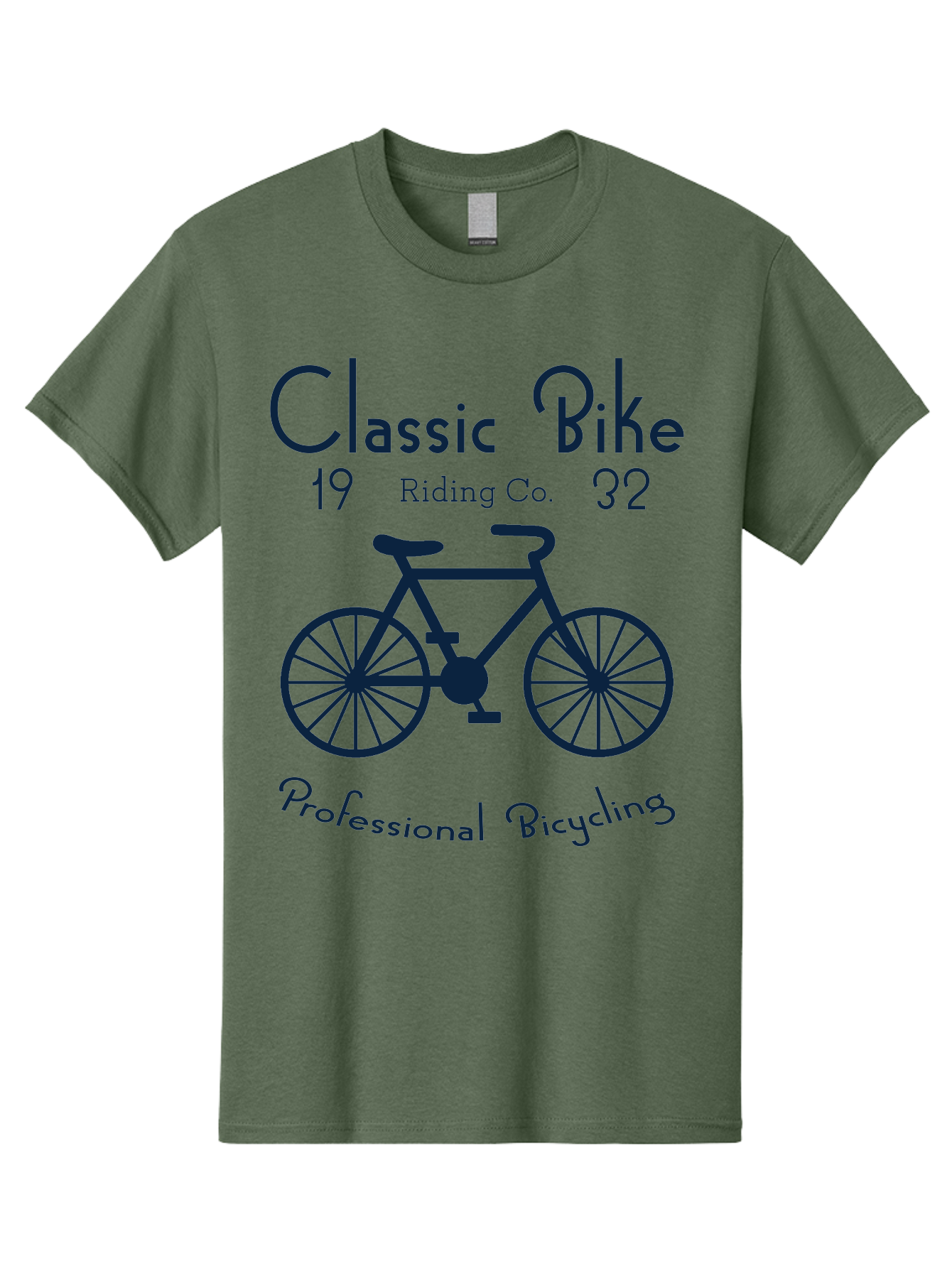 Classic Bike -Men Men'S Graphic Tee, 100% Cotton, Comfortable Casual Summer Wear, Machine Washable, Vintage Bicycle, Professional Bicycling, Classic Bike Riding, Cycling Company, Bike Enthusiasts, Retro Bike Design, Cycling Culture, Aae184