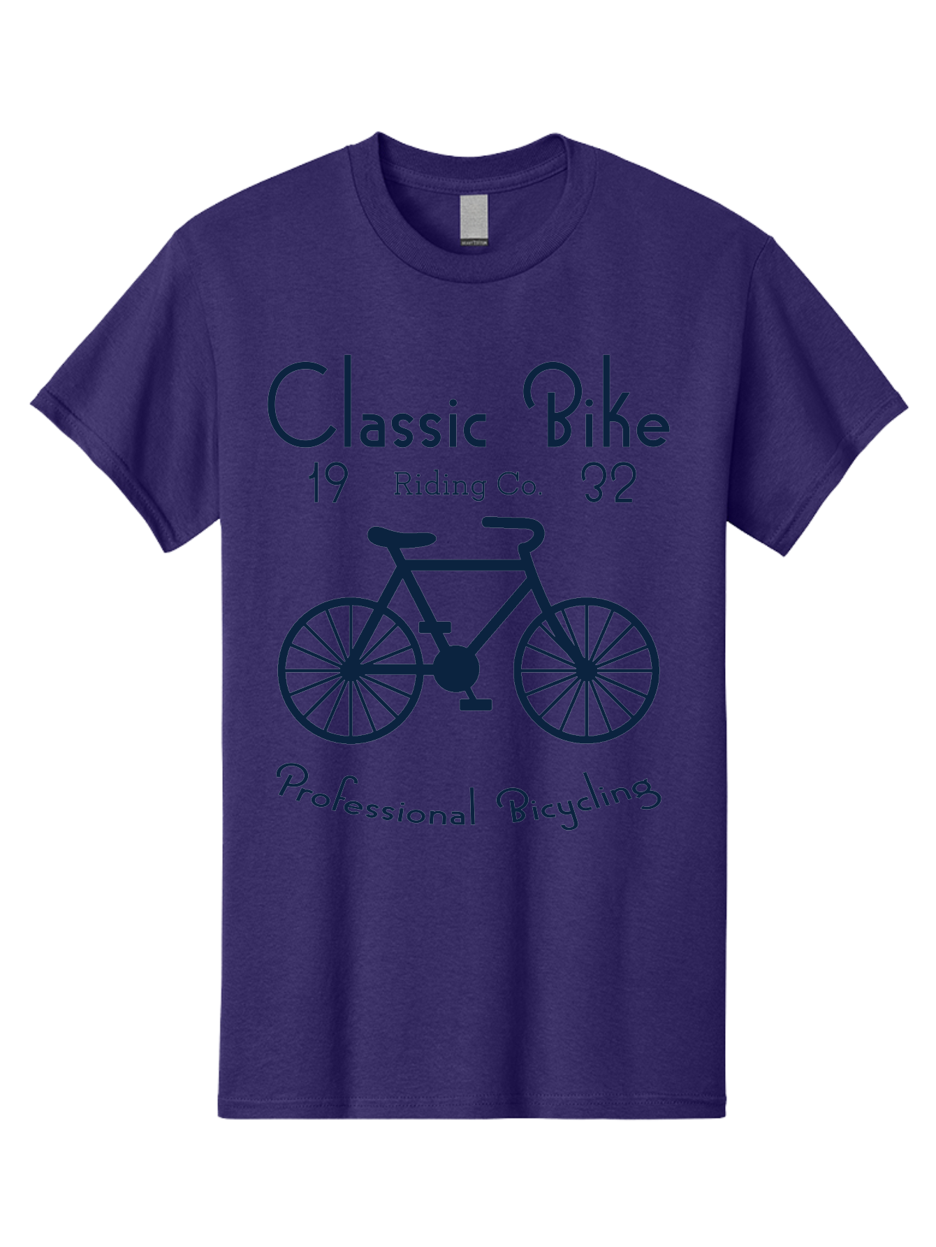 Classic Bike -Men Men'S Graphic Tee, 100% Cotton, Comfortable Casual Summer Wear, Machine Washable, Vintage Bicycle, Professional Bicycling, Classic Bike Riding, Cycling Company, Bike Enthusiasts, Retro Bike Design, Cycling Culture, Aae184