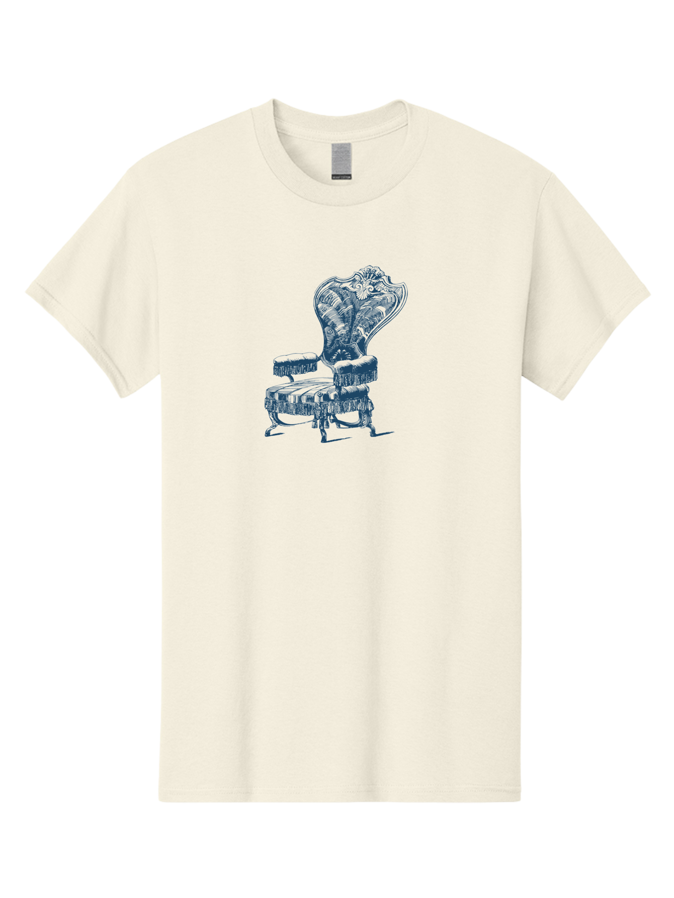 Classic Lounge Chair Men'S Graphic Tee, 100% Cotton, Comfortable Casual Summer Wear, Machine Washable, Luxury Chair, Ornate Design, Intricate Patterns, Regal Furniture, Elegant Decor, Vintage Style, Opulent Interiors, Majestic Seating Aae187