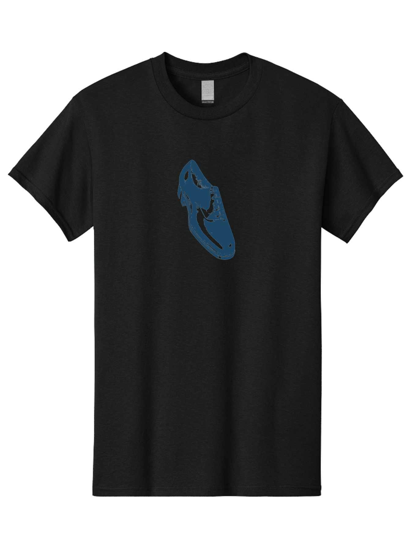 Classic Oxford Dress Shoe Men'S Graphic Tee, 100% Cotton, Comfortable Casual Summer Wear, Machine Washable, Blue Shoe, Footwear Fashion, Shoe Design, Minimalist Style, Modern Footwear, Sleek Design, Casual Wear Aae189