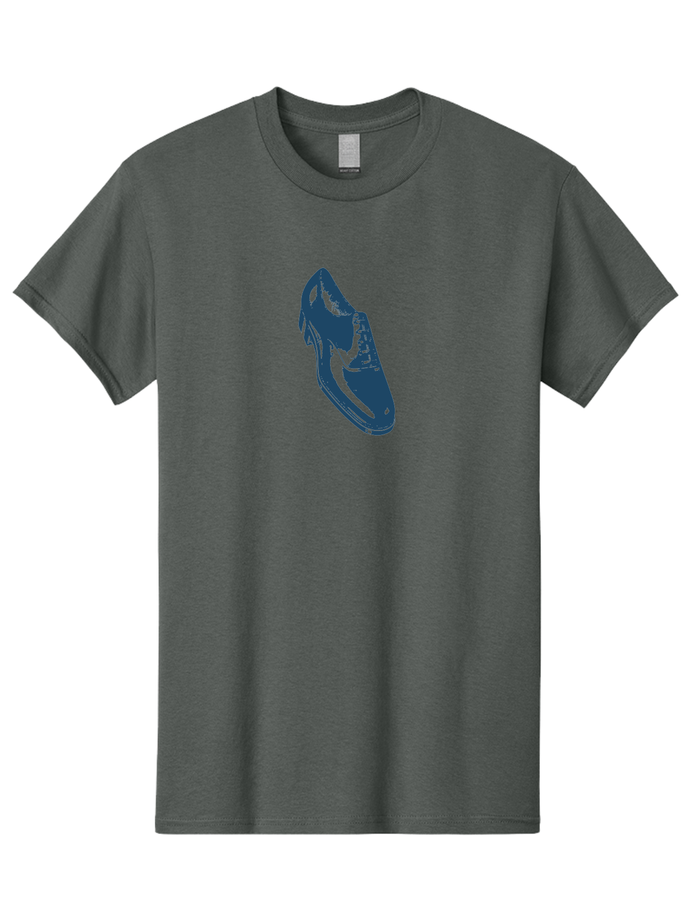Classic Oxford Dress Shoe Men'S Graphic Tee, 100% Cotton, Comfortable Casual Summer Wear, Machine Washable, Blue Shoe, Footwear Fashion, Shoe Design, Minimalist Style, Modern Footwear, Sleek Design, Casual Wear Aae189