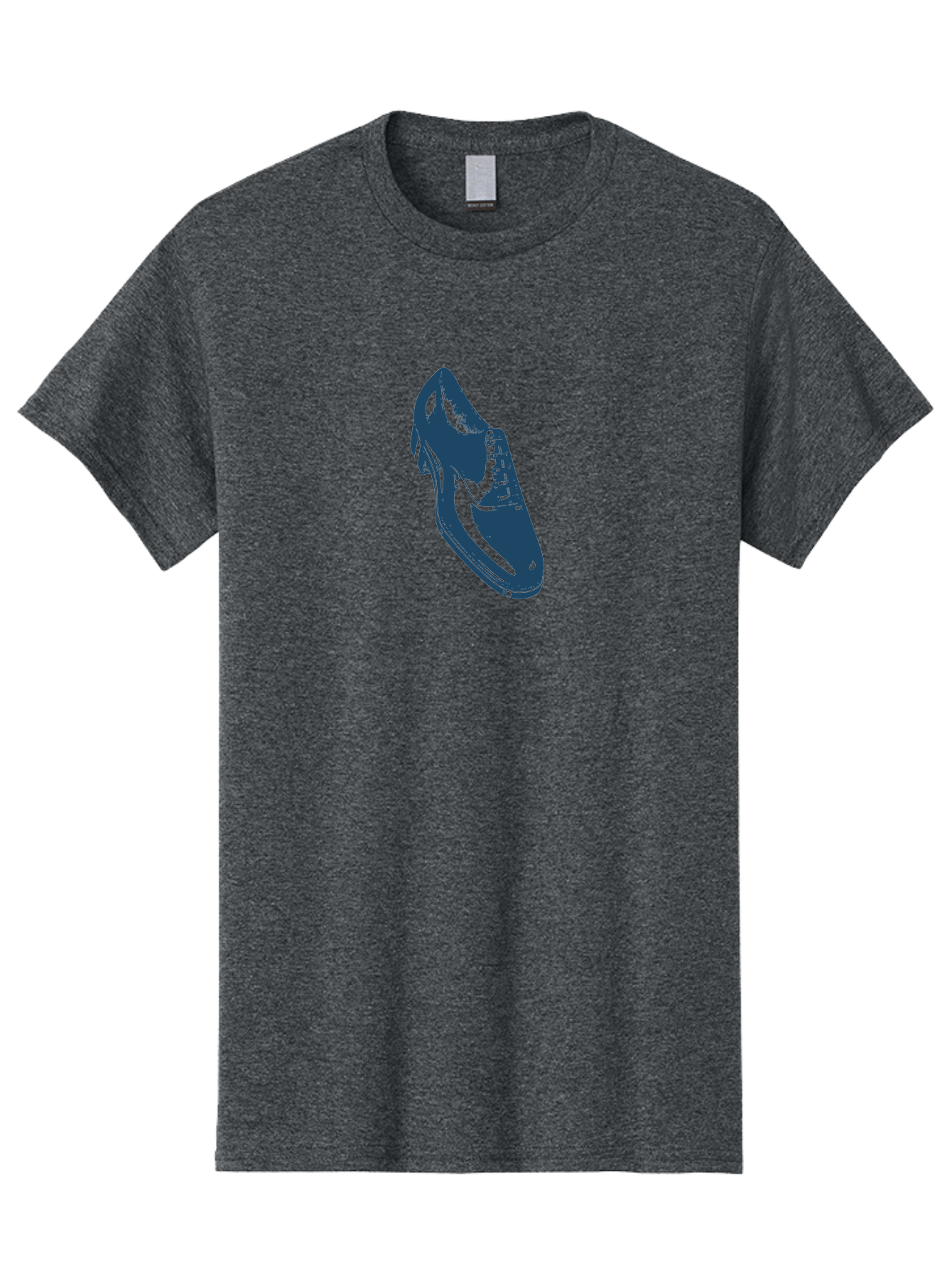 Classic Oxford Dress Shoe Men'S Graphic Tee, 100% Cotton, Comfortable Casual Summer Wear, Machine Washable, Blue Shoe, Footwear Fashion, Shoe Design, Minimalist Style, Modern Footwear, Sleek Design, Casual Wear Aae189