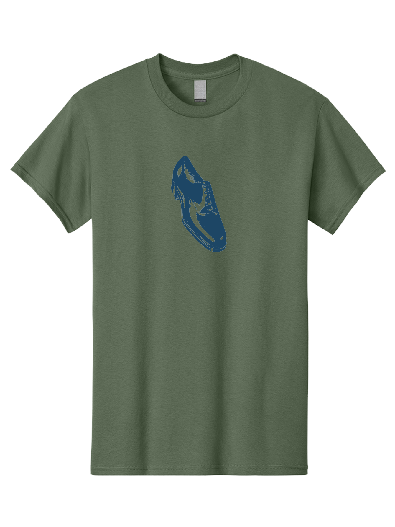 Classic Oxford Dress Shoe Men'S Graphic Tee, 100% Cotton, Comfortable Casual Summer Wear, Machine Washable, Blue Shoe, Footwear Fashion, Shoe Design, Minimalist Style, Modern Footwear, Sleek Design, Casual Wear Aae189