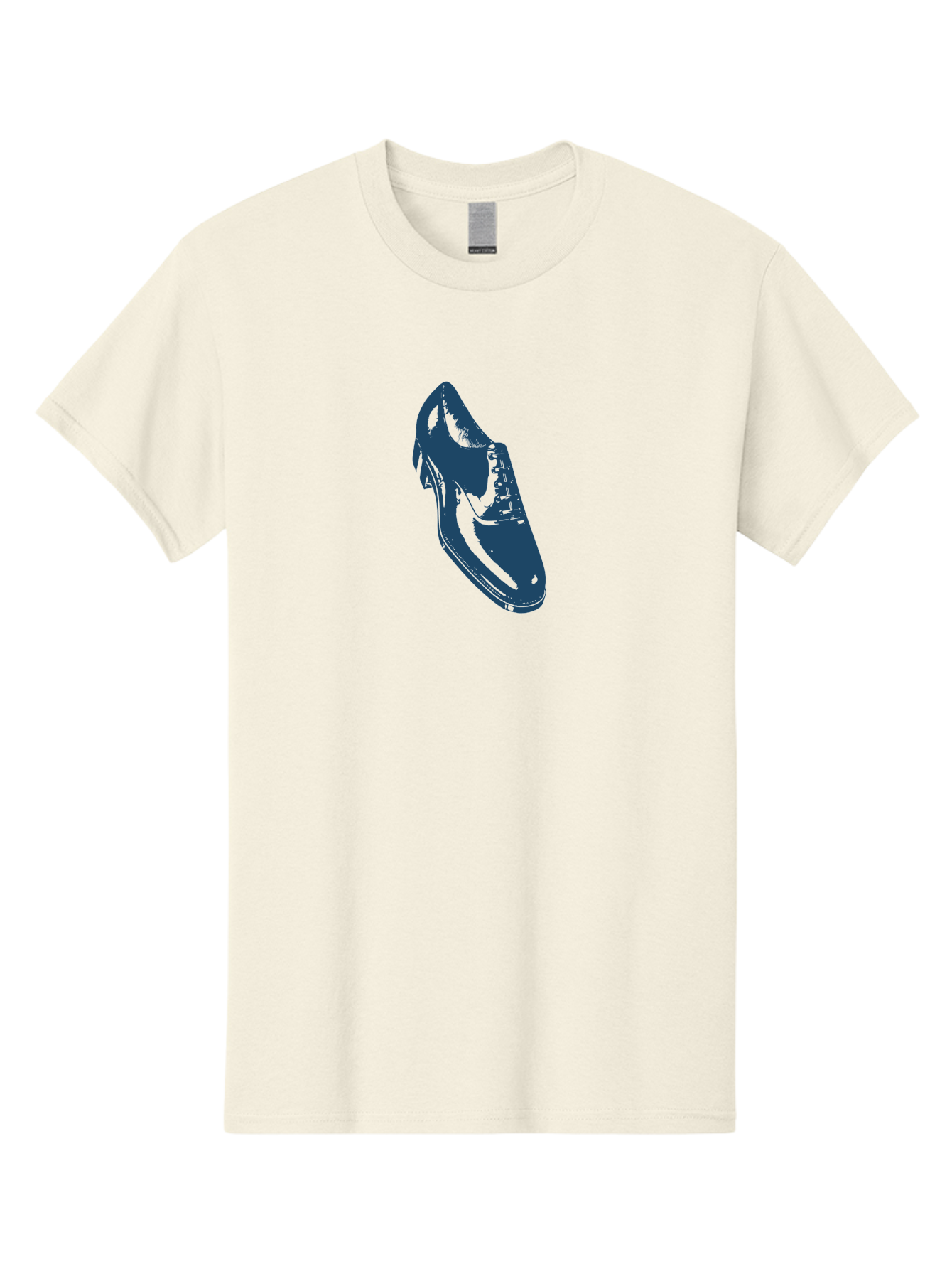 Classic Oxford Dress Shoe Men'S Graphic Tee, 100% Cotton, Comfortable Casual Summer Wear, Machine Washable, Blue Shoe, Footwear Fashion, Shoe Design, Minimalist Style, Modern Footwear, Sleek Design, Casual Wear Aae189