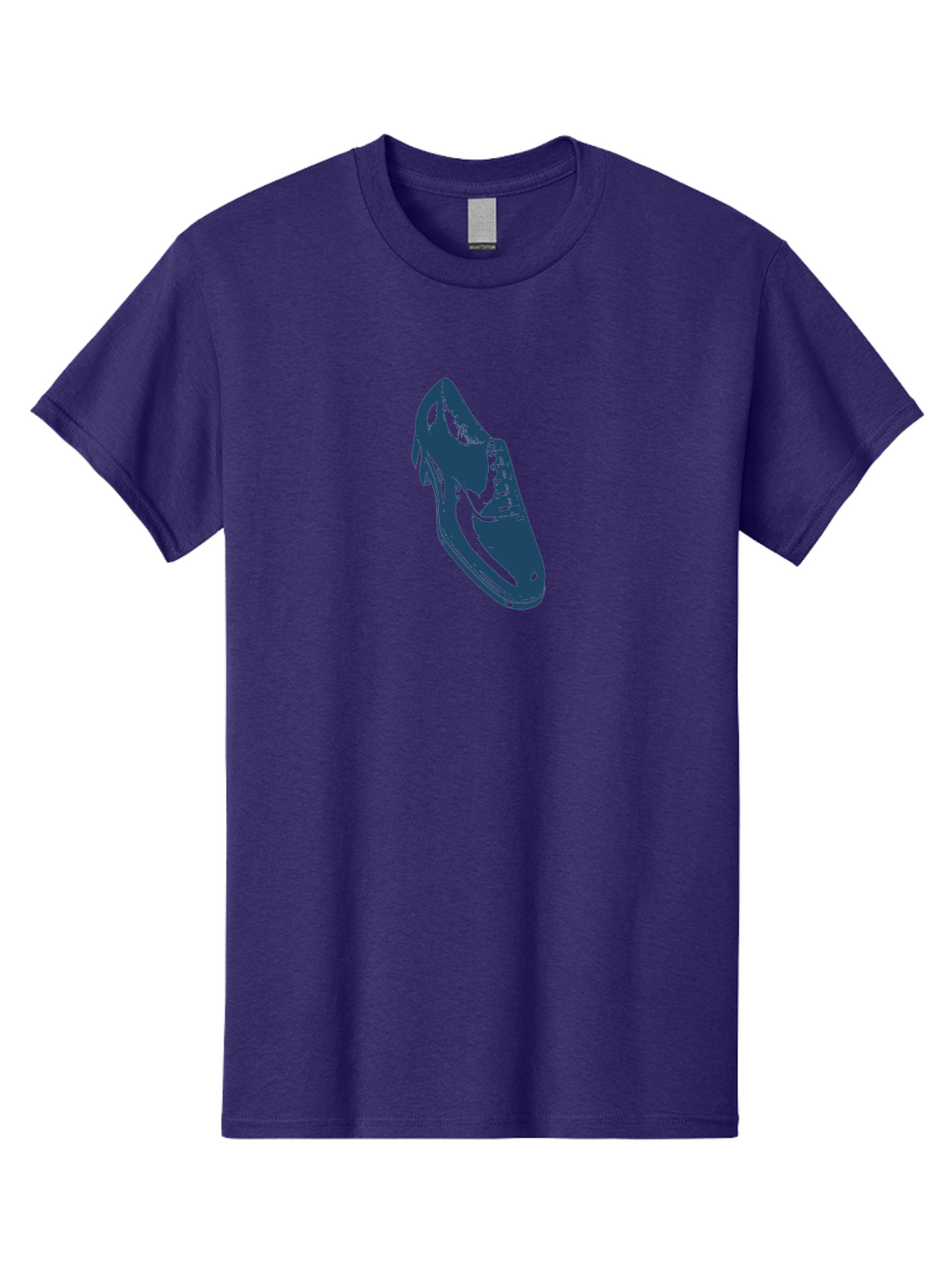 Classic Oxford Dress Shoe Men'S Graphic Tee, 100% Cotton, Comfortable Casual Summer Wear, Machine Washable, Blue Shoe, Footwear Fashion, Shoe Design, Minimalist Style, Modern Footwear, Sleek Design, Casual Wear Aae189