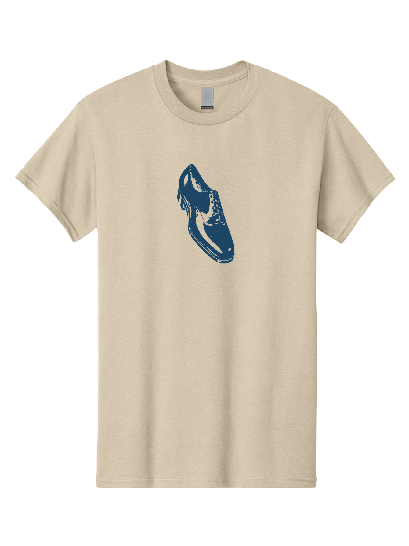 Classic Oxford Dress Shoe Men'S Graphic Tee, 100% Cotton, Comfortable Casual Summer Wear, Machine Washable, Blue Shoe, Footwear Fashion, Shoe Design, Minimalist Style, Modern Footwear, Sleek Design, Casual Wear Aae189