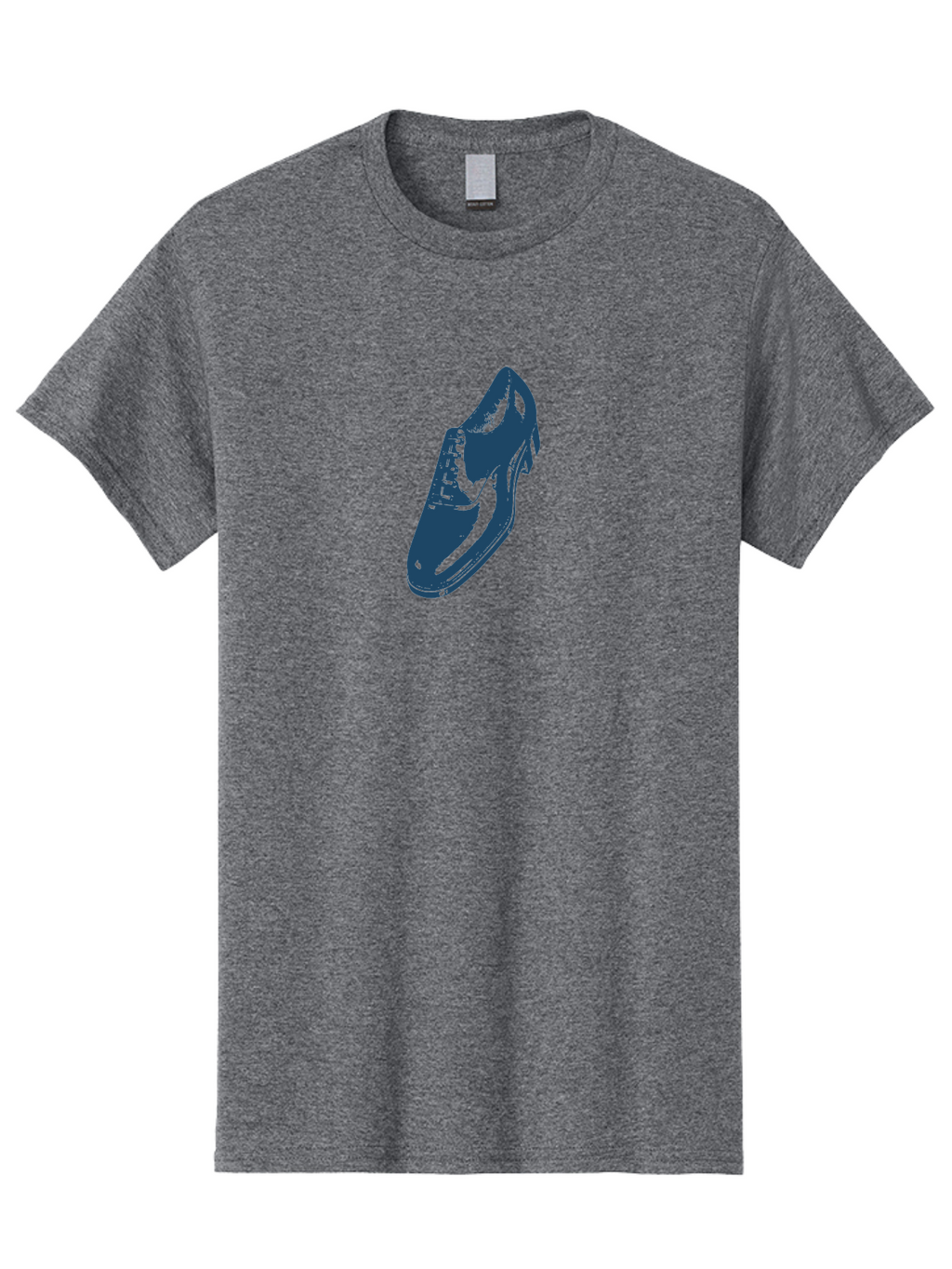 Classic Oxford Dress Shoe 2 Men'S Graphic Tee, 100% Cotton, Comfortable Casual Summer Wear, Machine Washable, Blue Shoes, Athletic Footwear, Sneaker Design, Fashion Accessory, Modern Style, Minimalist Graphic, Streetwear, Casual Wear Aae190