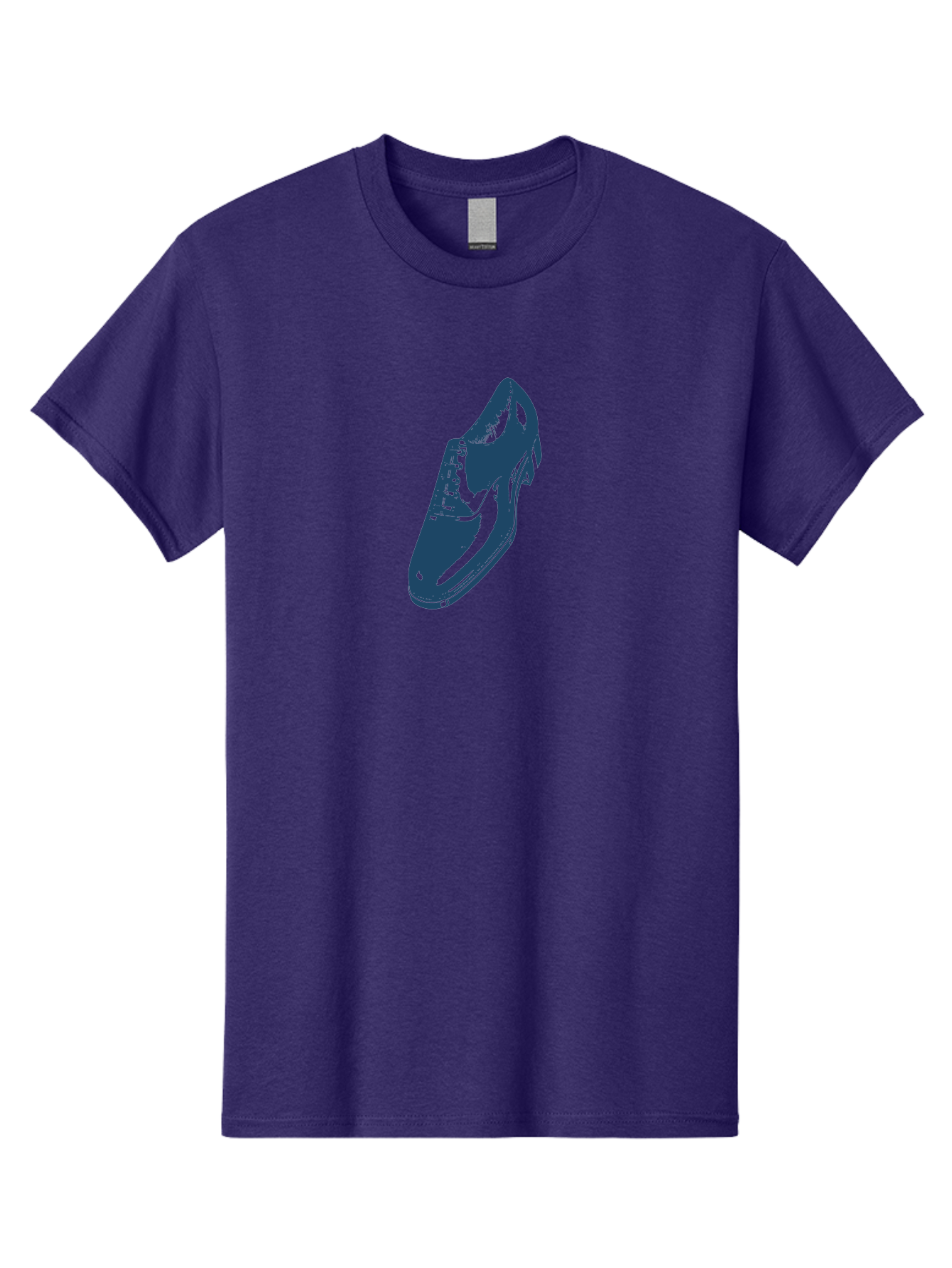 Classic Oxford Dress Shoe 2 Men'S Graphic Tee, 100% Cotton, Comfortable Casual Summer Wear, Machine Washable, Blue Shoes, Athletic Footwear, Sneaker Design, Fashion Accessory, Modern Style, Minimalist Graphic, Streetwear, Casual Wear Aae190