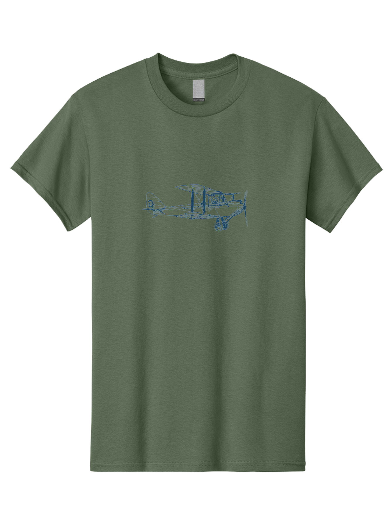 Classic Pilot Plane Men'S Graphic Tee, 100% Cotton, Comfortable Casual Summer Wear, Machine Washable, Vintage Biplane, Classic Aircraft Design, Historical Aviation, Sopwith Camel, Ww1 Fighter Plane, Military Aircraft, Historical Flight, Aae191
